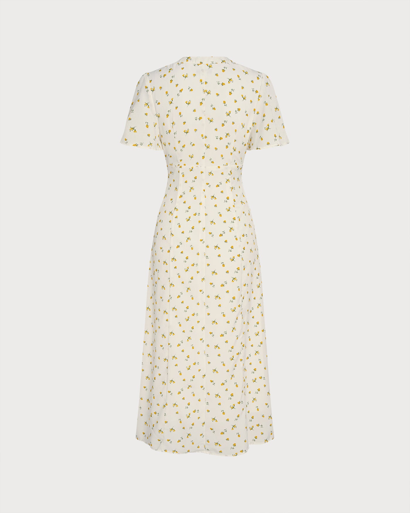 Women's Woven Polyester Midi Dress Dresses - RIHOAS
