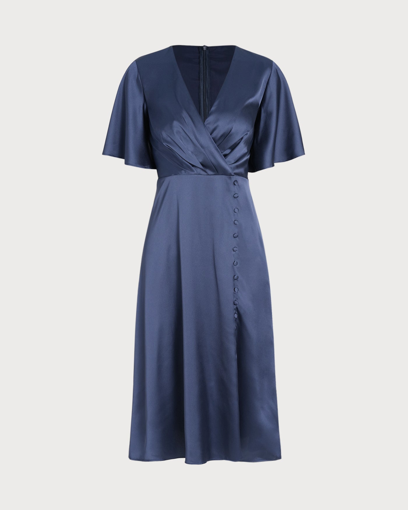 Women's Woven Polyester Midi Dress Dresses - RIHOAS
