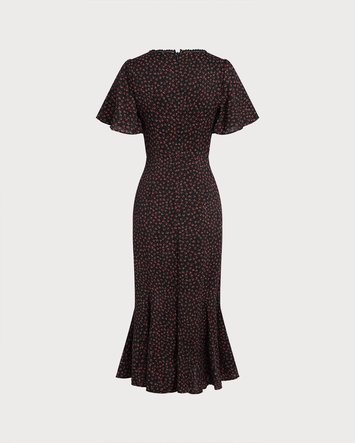 Women's Woven Polyester Midi Dress Dresses - RIHOAS