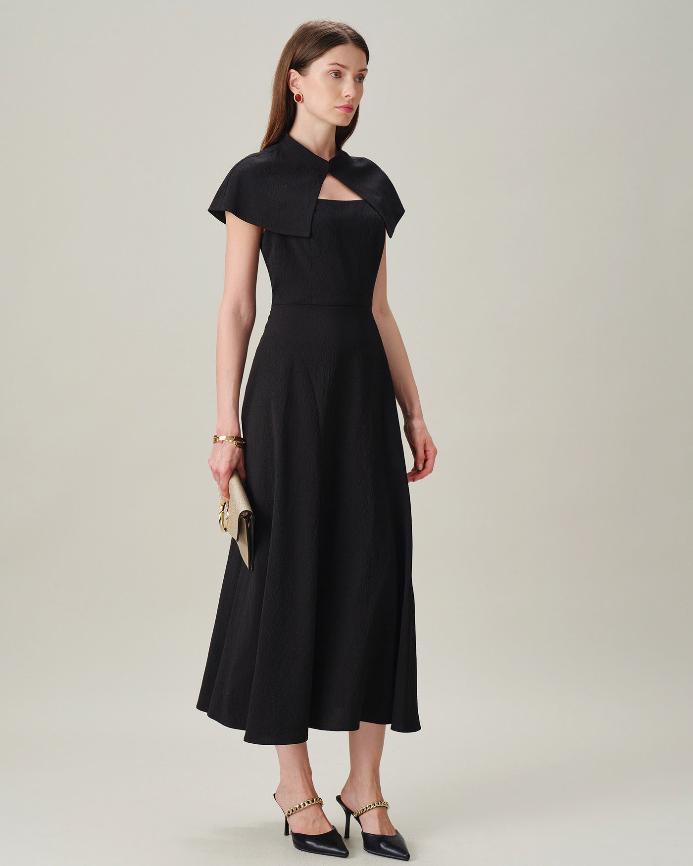 Women's Woven Polyester Midi Dresses Dresses - RIHOAS