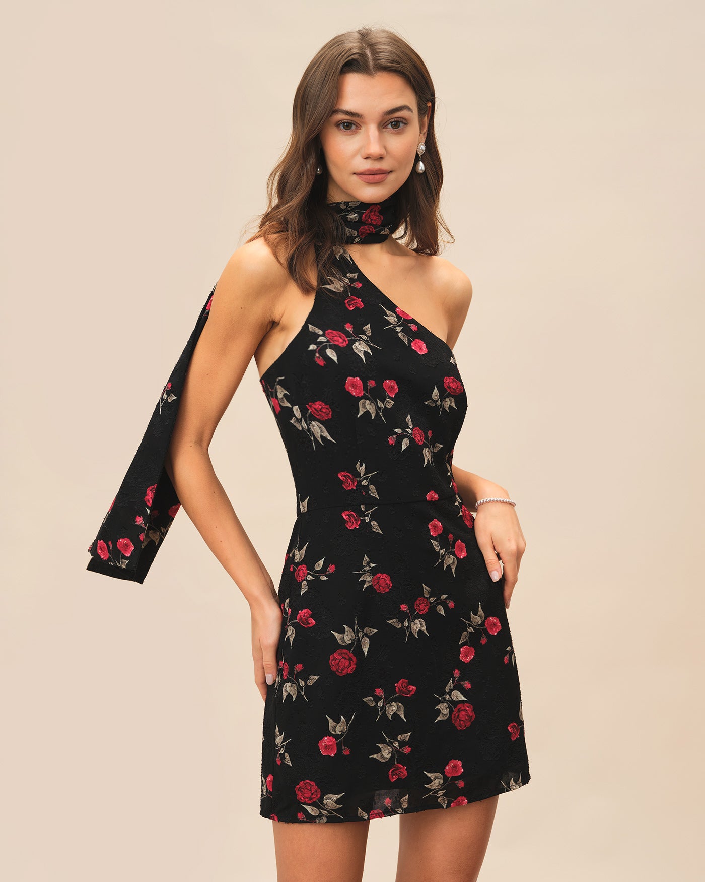 Women's Woven Polyester Mini Dress Dresses - RIHOAS