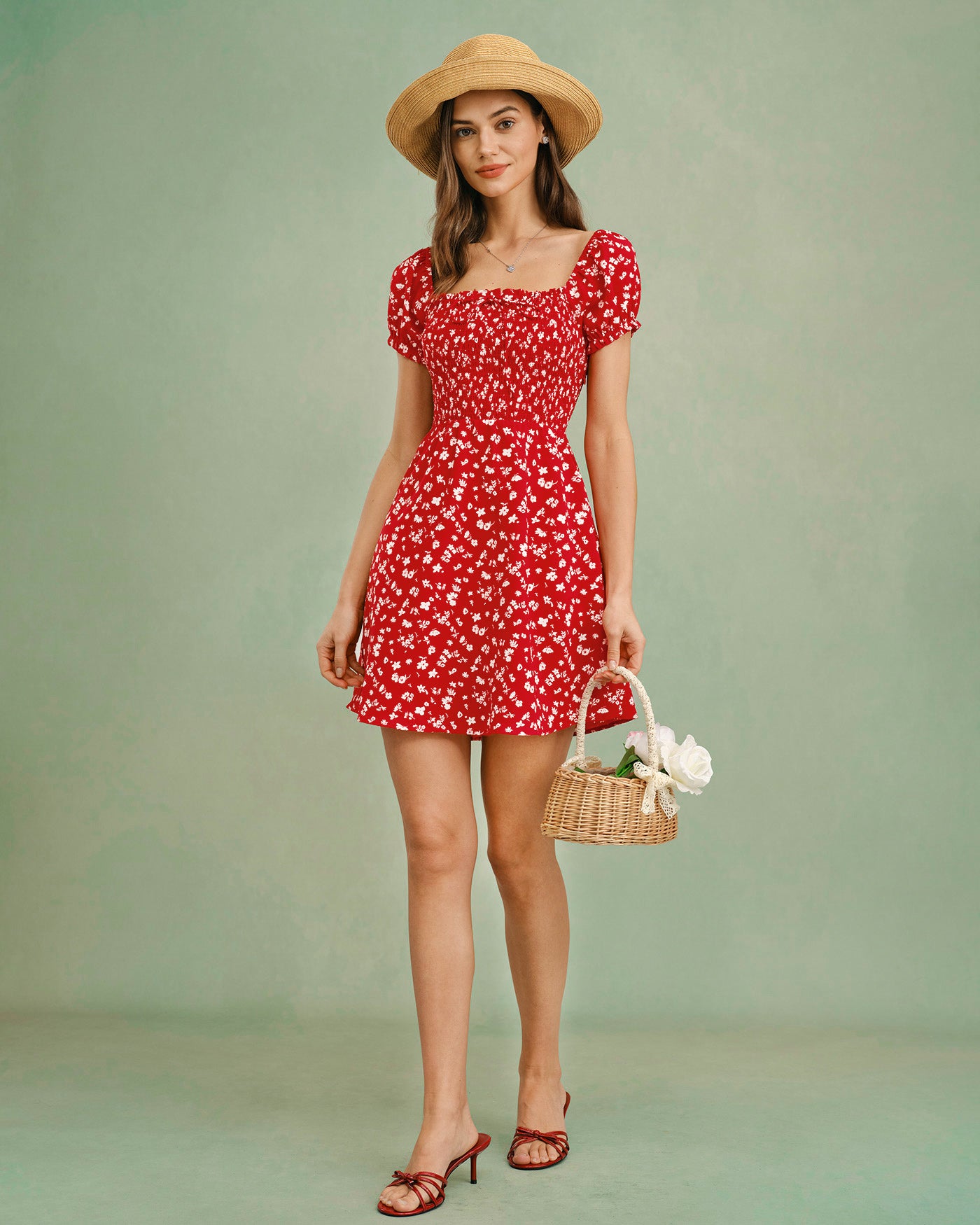 Women's Woven Polyester Mini Dress Dresses - RIHOAS