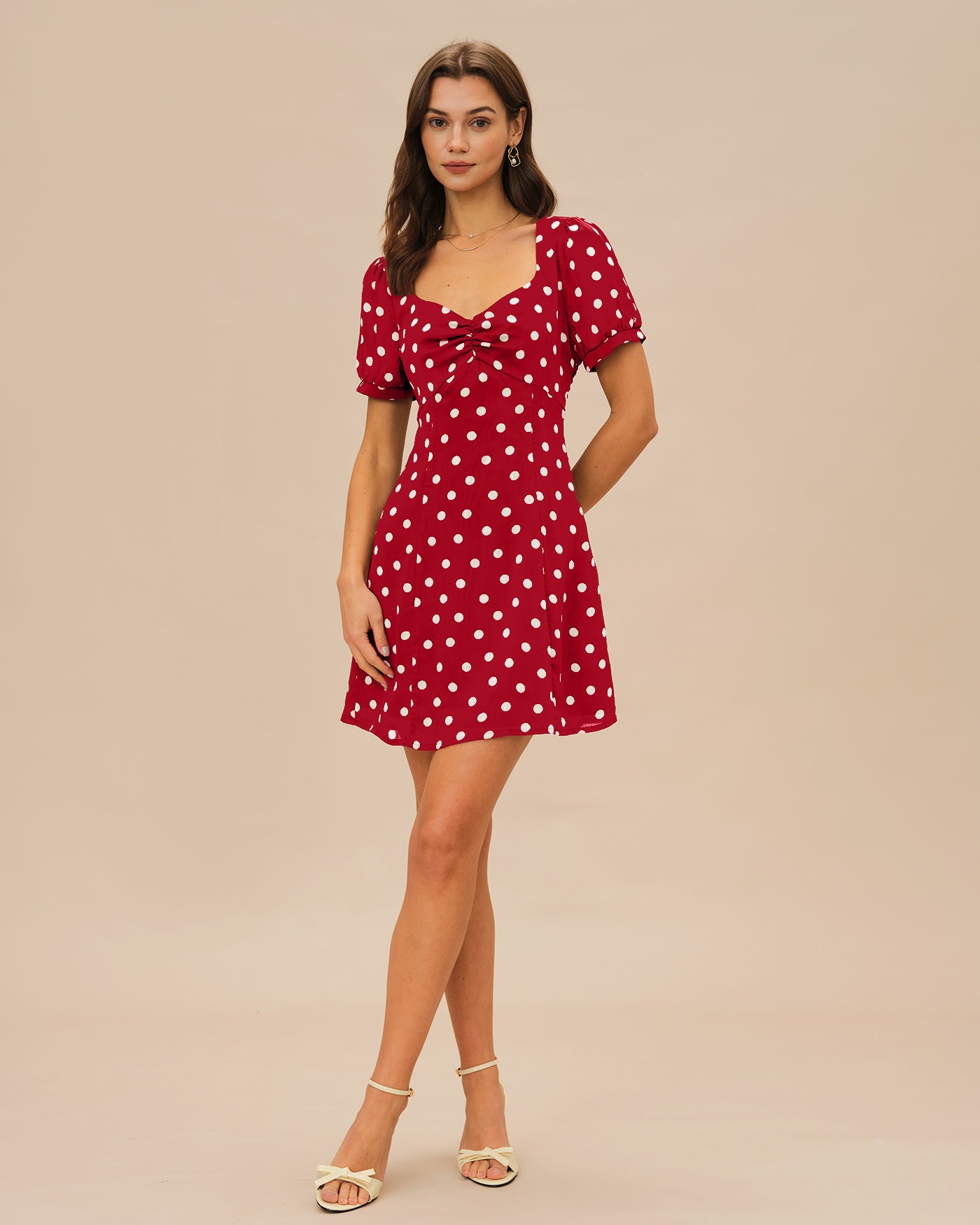 Women's Woven Polyester Mini Dress Dresses - RIHOAS