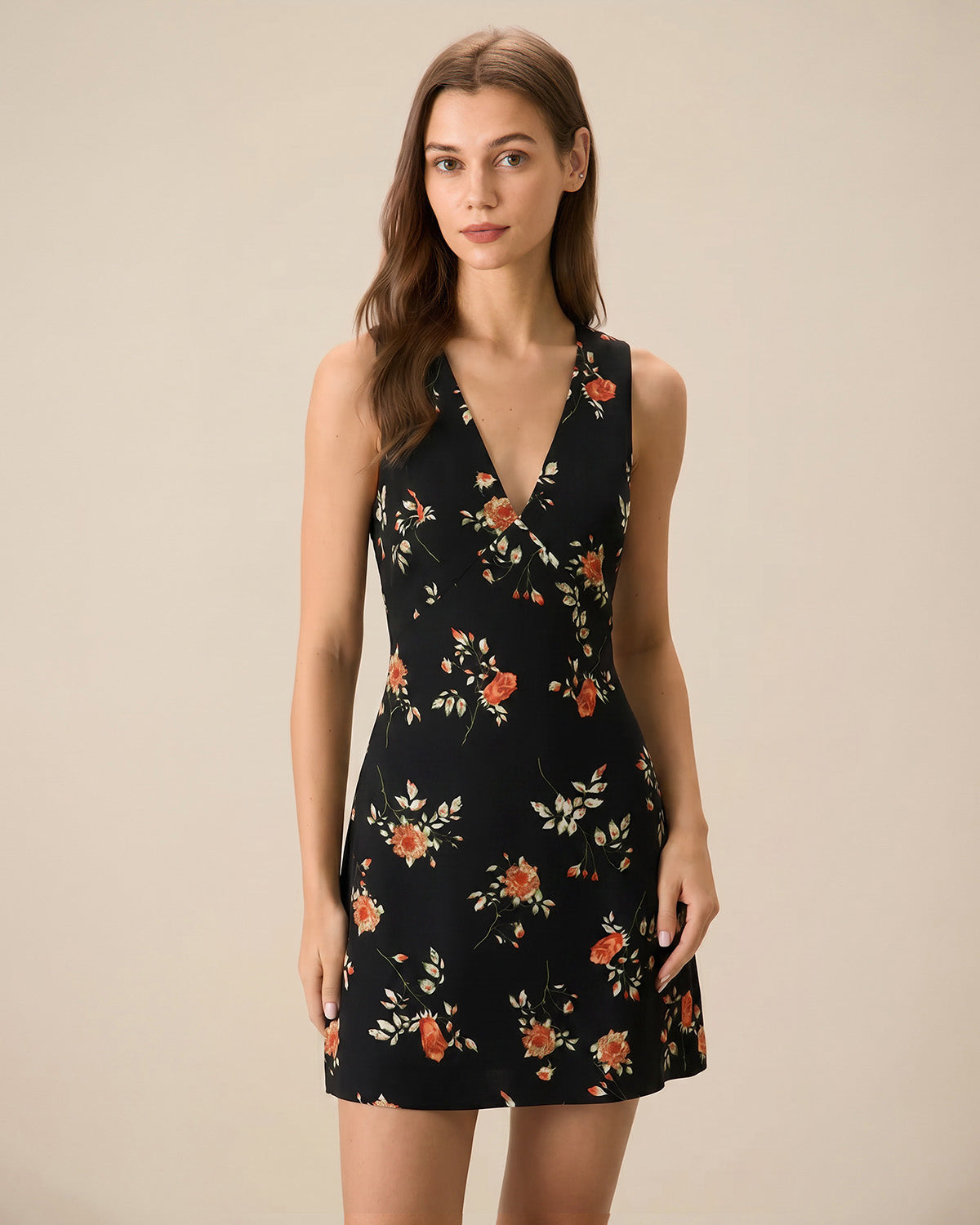 Women's Woven Polyester Mini Dress Dresses - RIHOAS