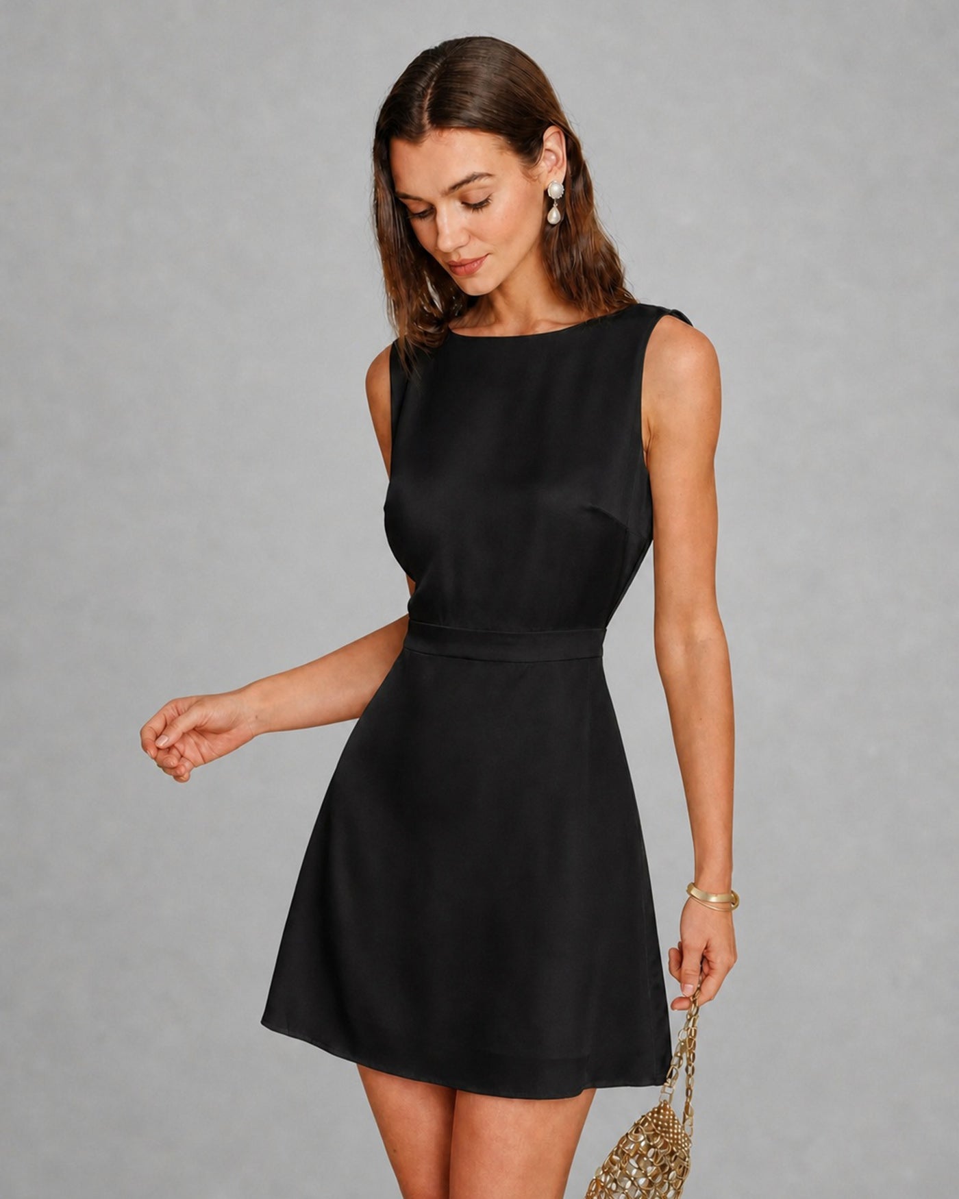 Women's Woven Polyester Mini Dress Dresses - RIHOAS