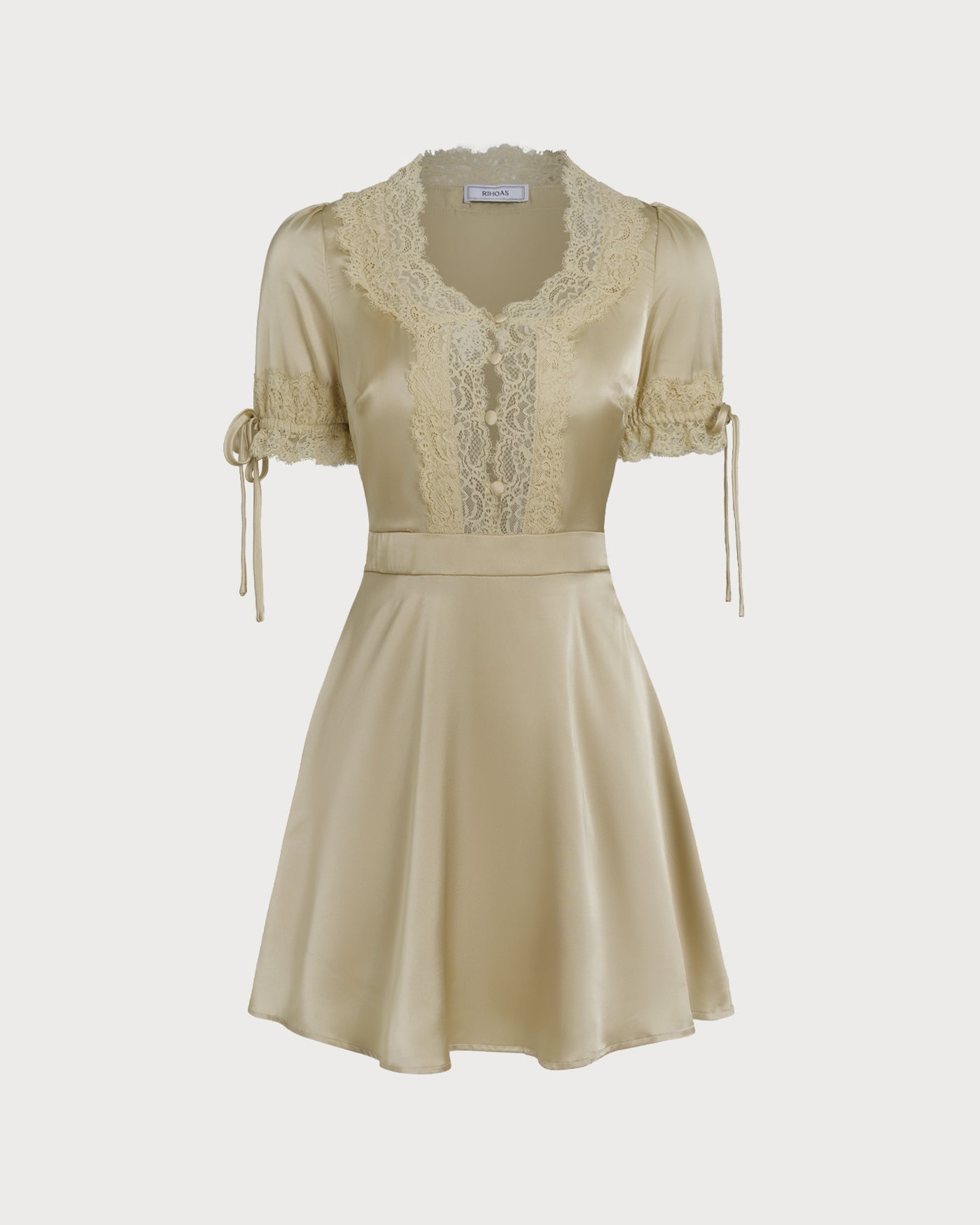 Women's Woven Polyester Mini Dress Dresses - RIHOAS