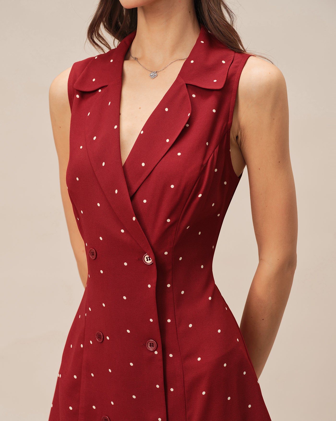 Women's Woven Polyester Mini Dress Dresses - RIHOAS