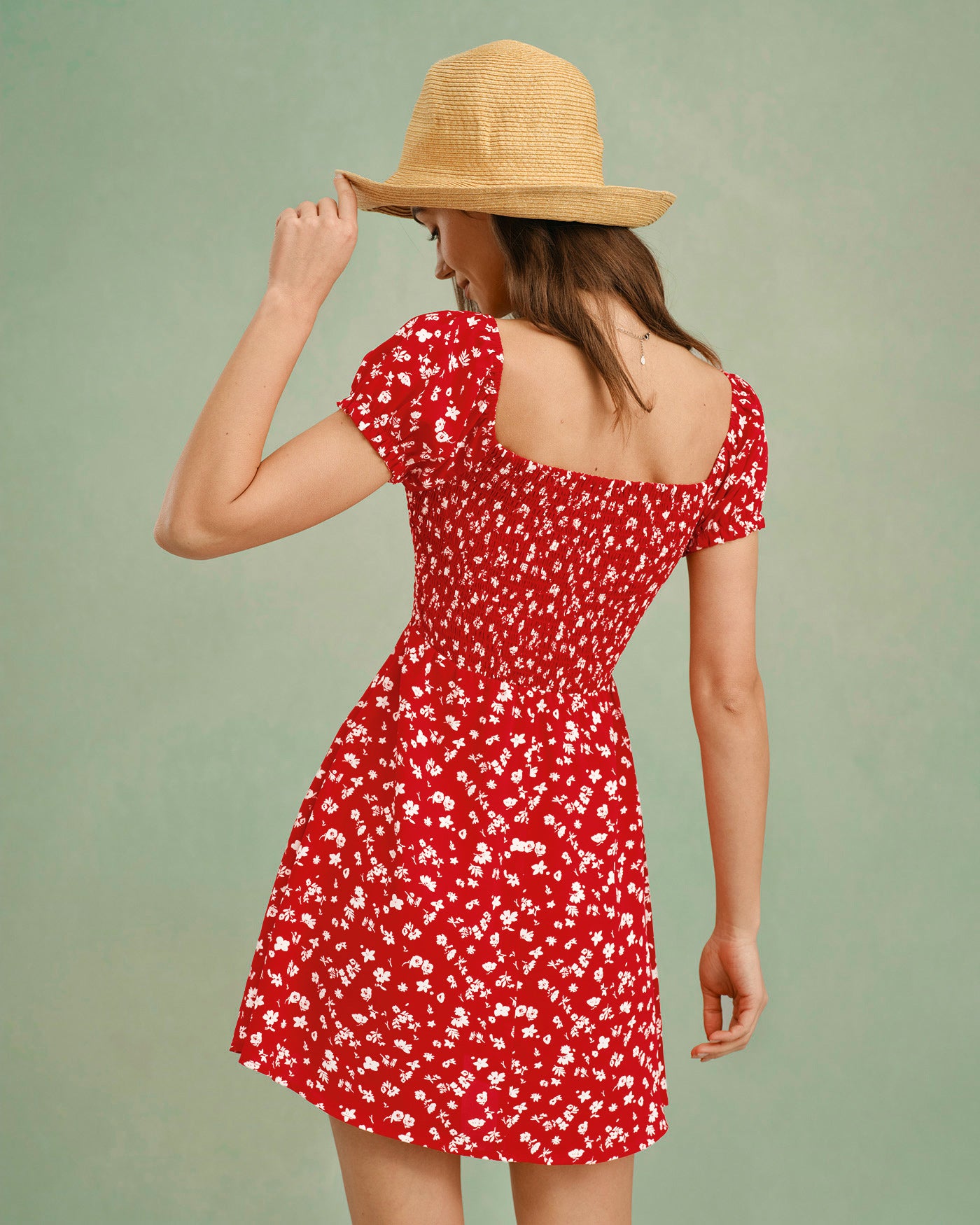 Women's Woven Polyester Mini Dress Dresses - RIHOAS