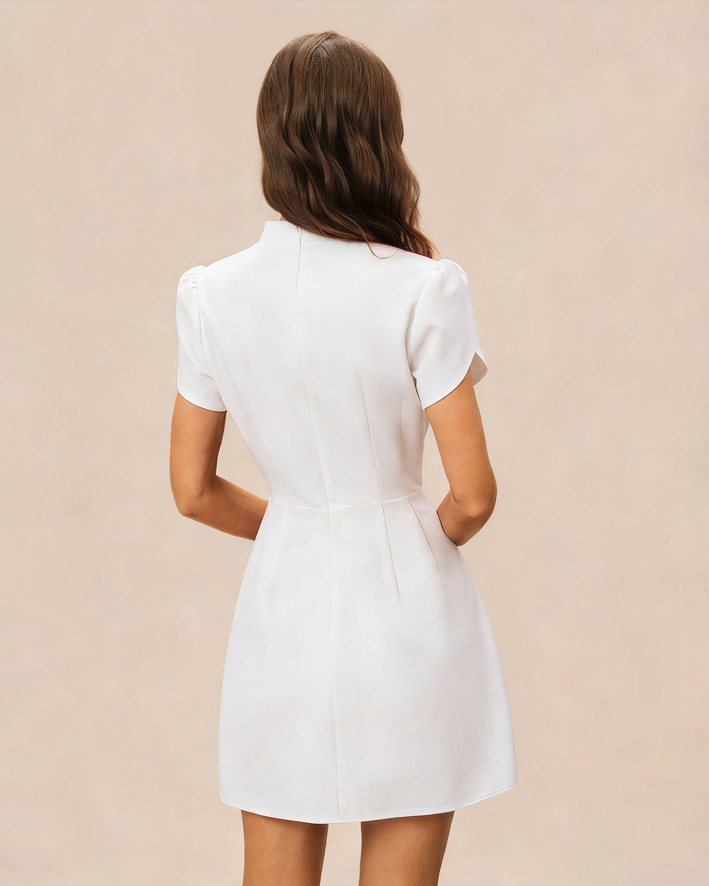 Women's Woven Polyester Mini Dress Dresses - RIHOAS
