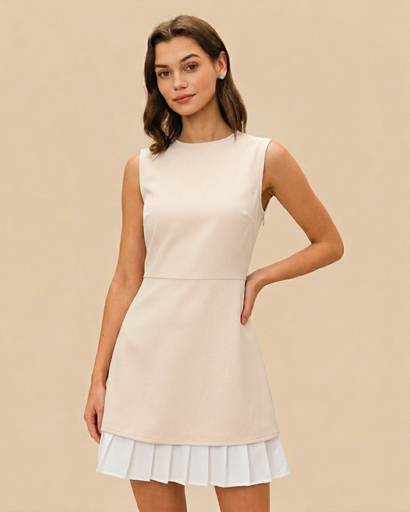 Women's Woven Polyester Mini Dress Dresses - RIHOAS
