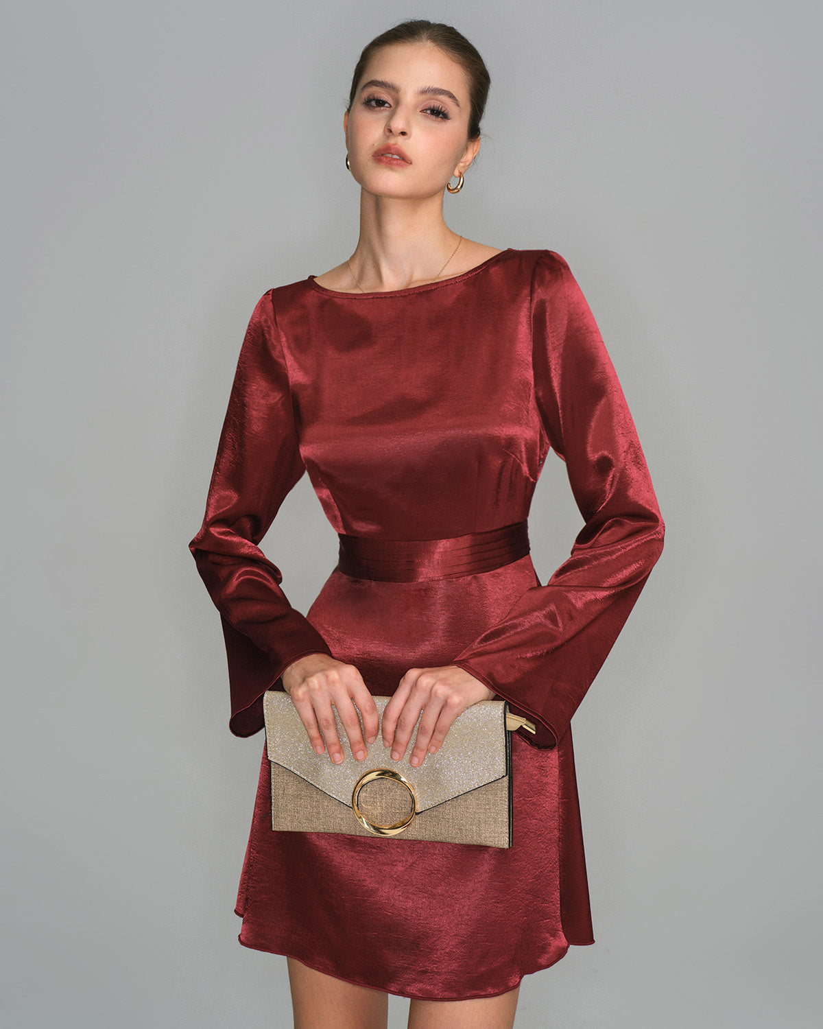 Women's Woven Polyester Mini Dress Dresses - RIHOAS