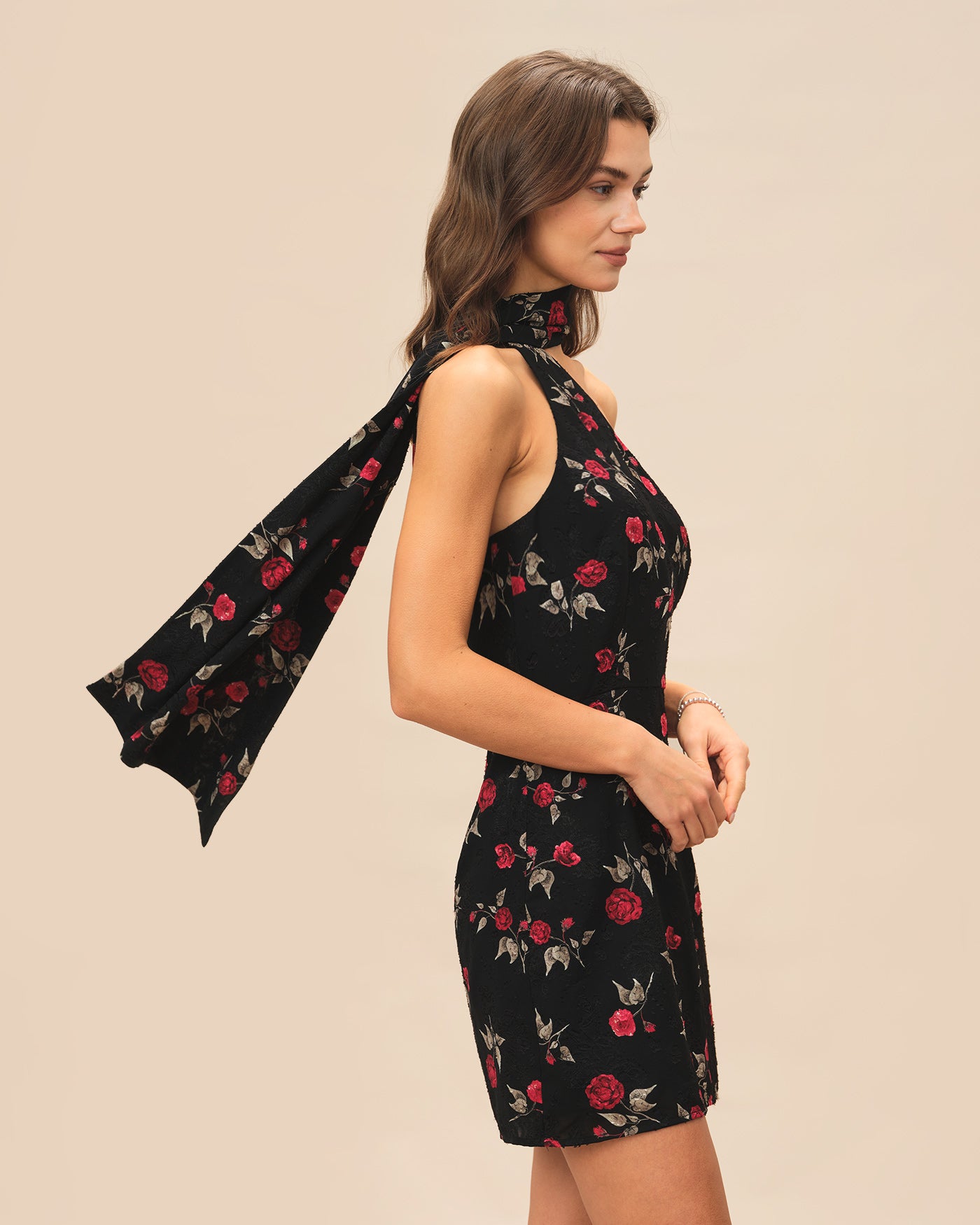 Women's Woven Polyester Mini Dress Dresses - RIHOAS