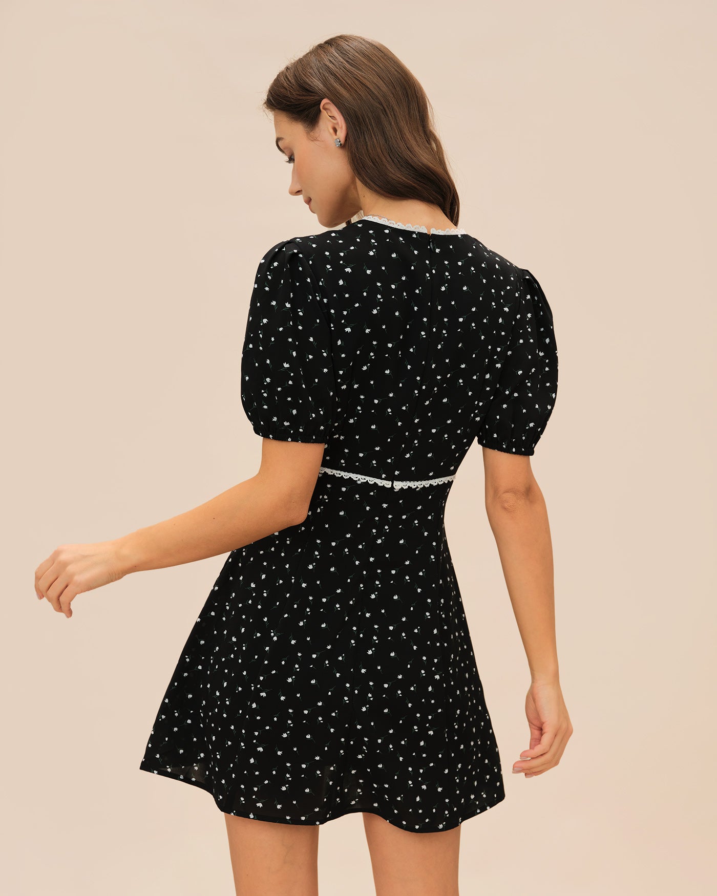 Women's Woven Polyester Mini Dress Dresses - RIHOAS