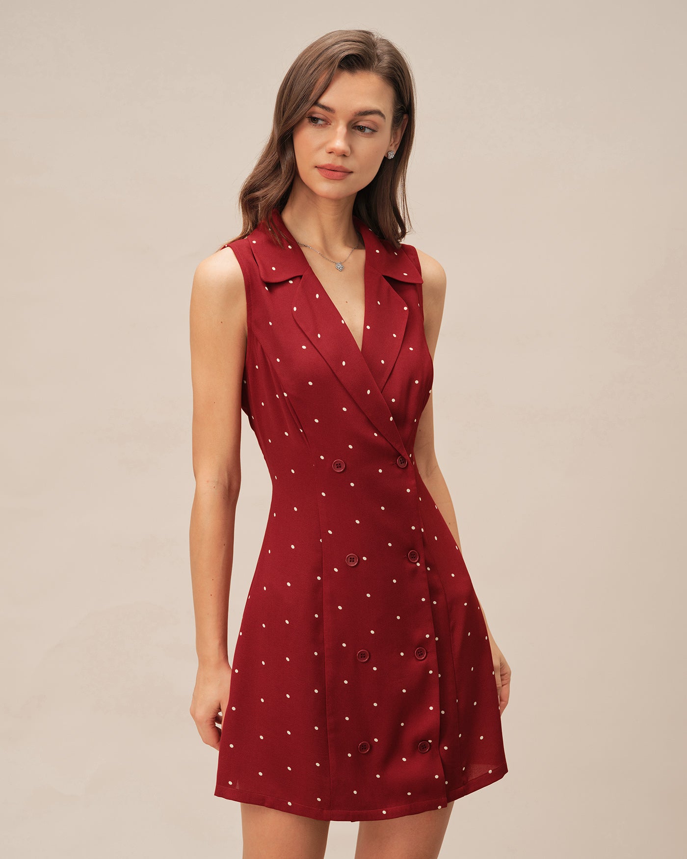 Women's Woven Polyester Mini Dress Dresses - RIHOAS