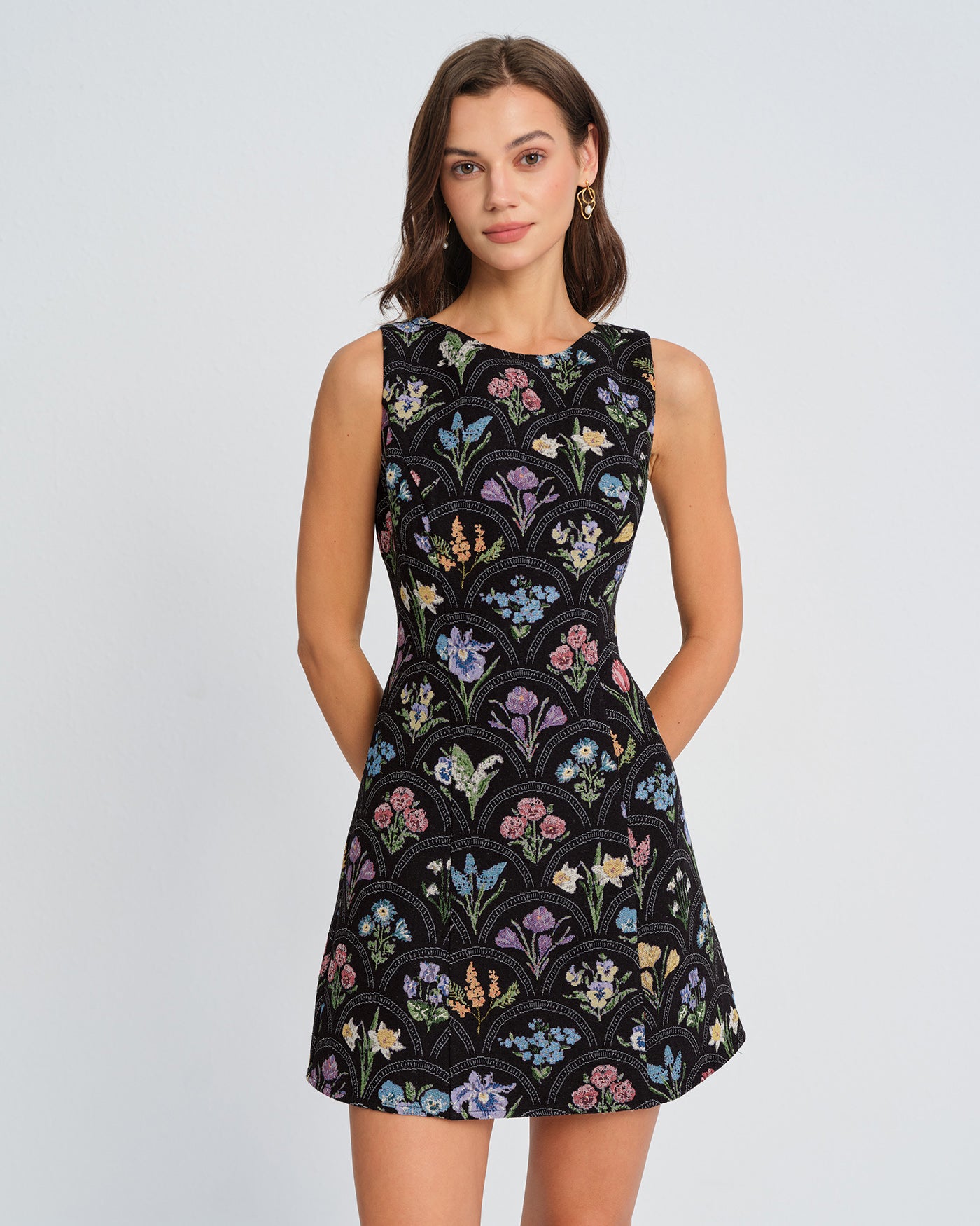 Women's Woven Polyester Mini Dress Dresses - RIHOAS