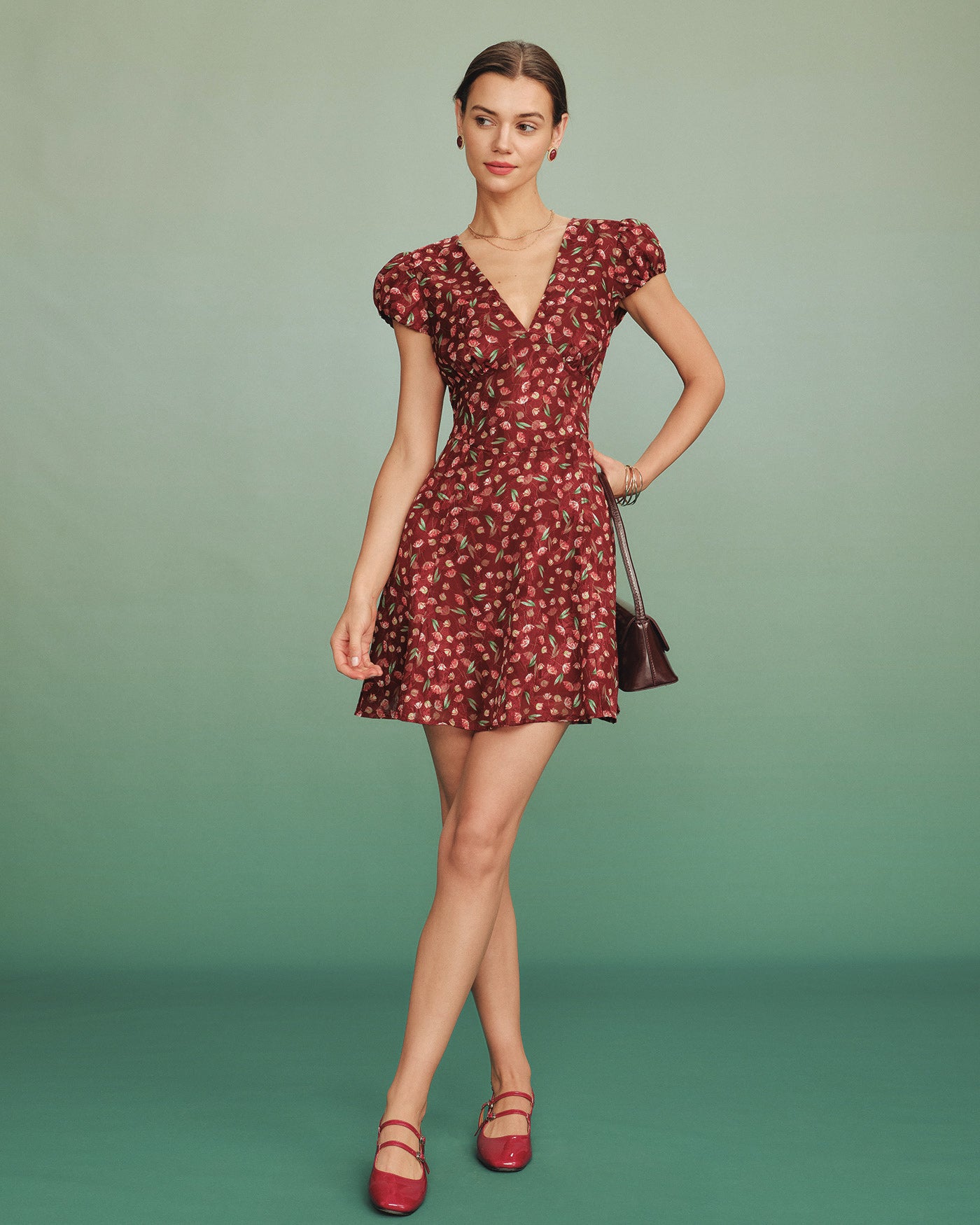 Women's Woven Polyester Mini Dress Dresses - RIHOAS