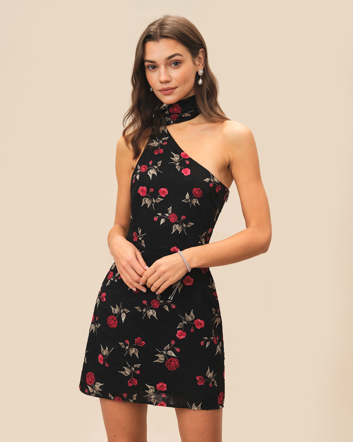 Women's Woven Polyester Mini Dress Dresses - RIHOAS