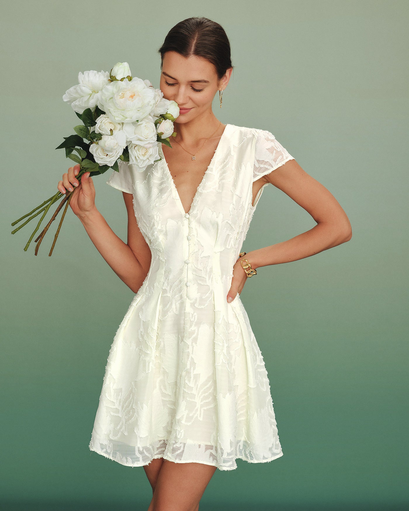 Women's Woven Polyester Mini Dress Dresses - RIHOAS