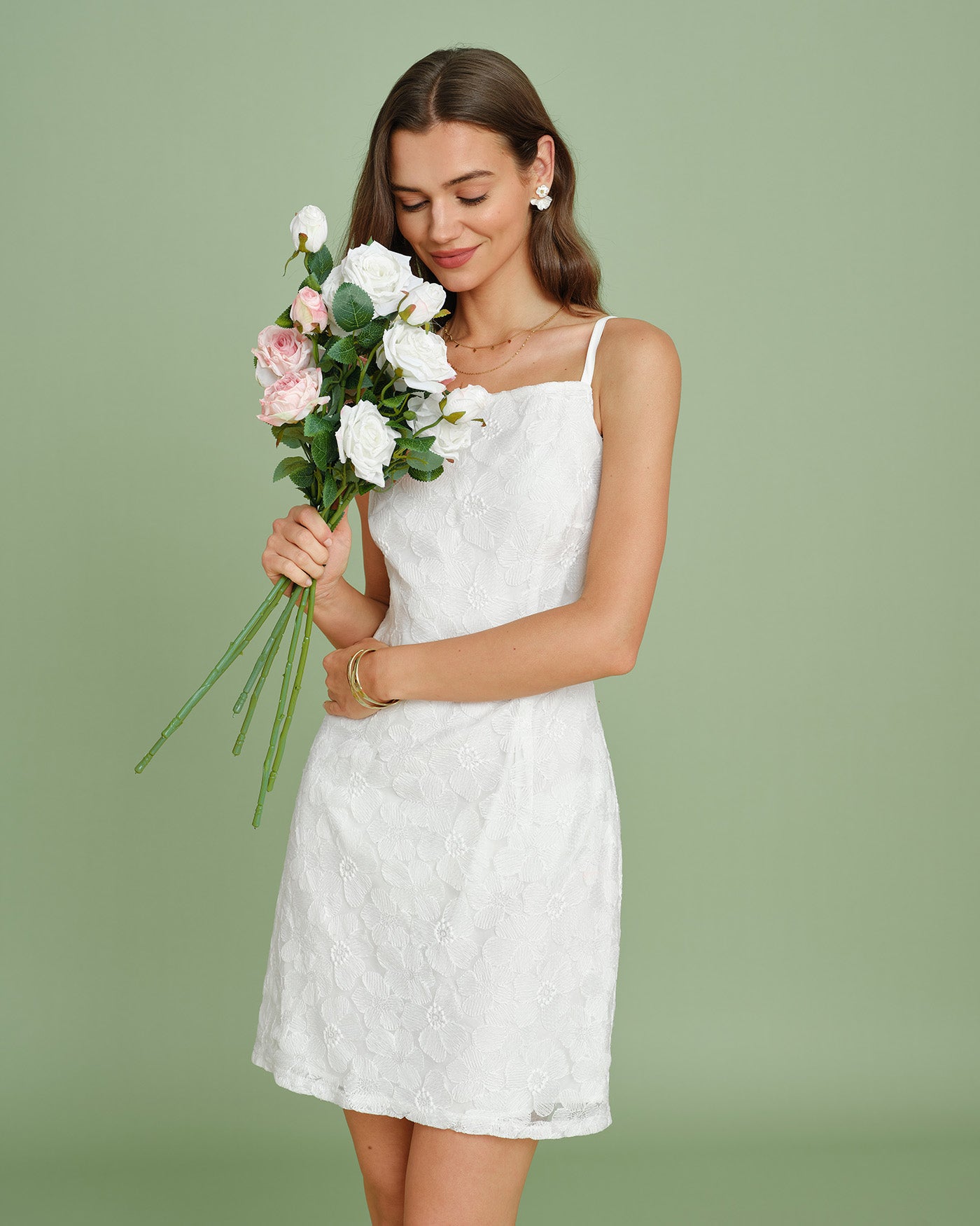 Women's Woven Polyester Mini Dress Dresses - RIHOAS