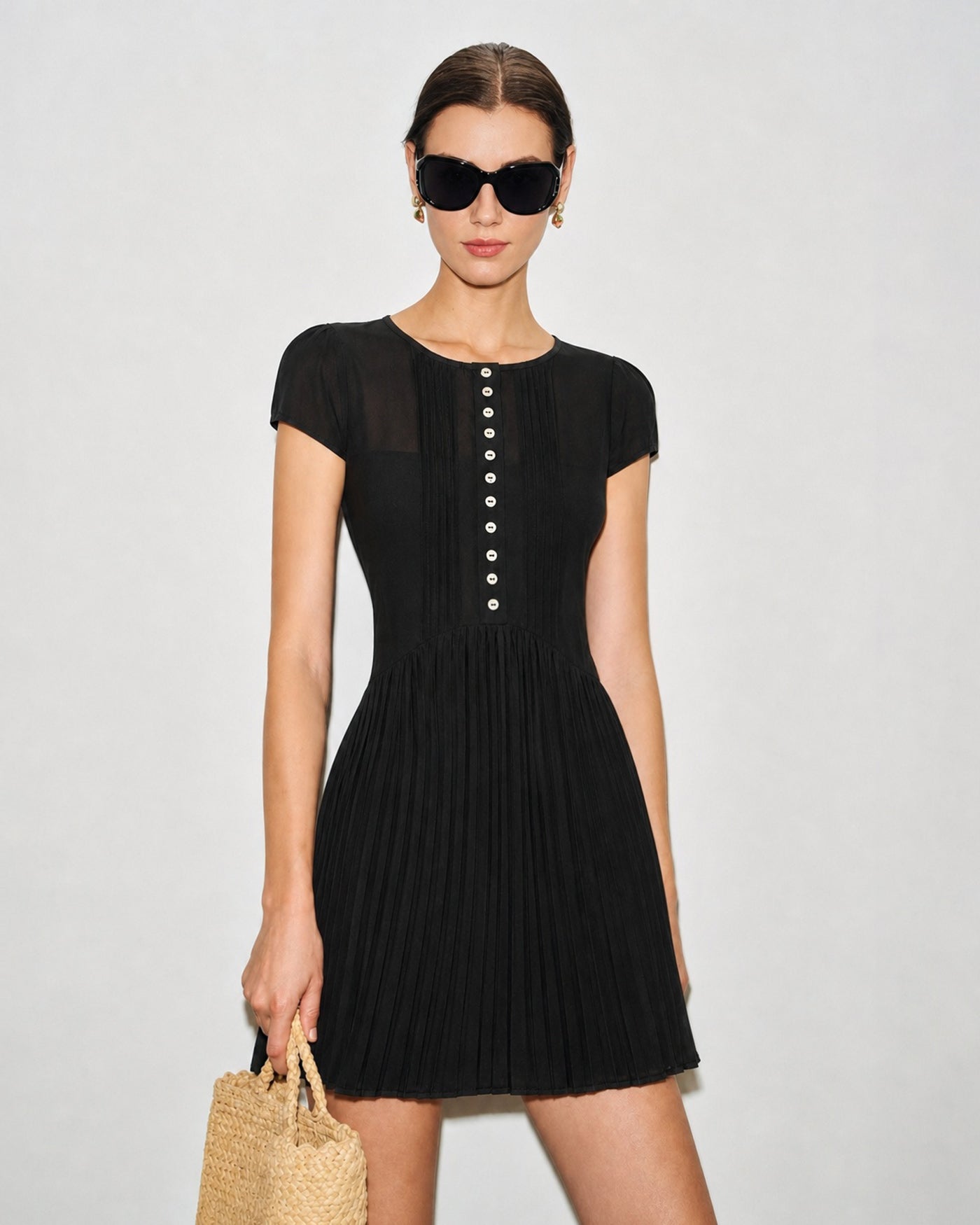 Women's Woven Polyester Mini Dress Dresses - RIHOAS