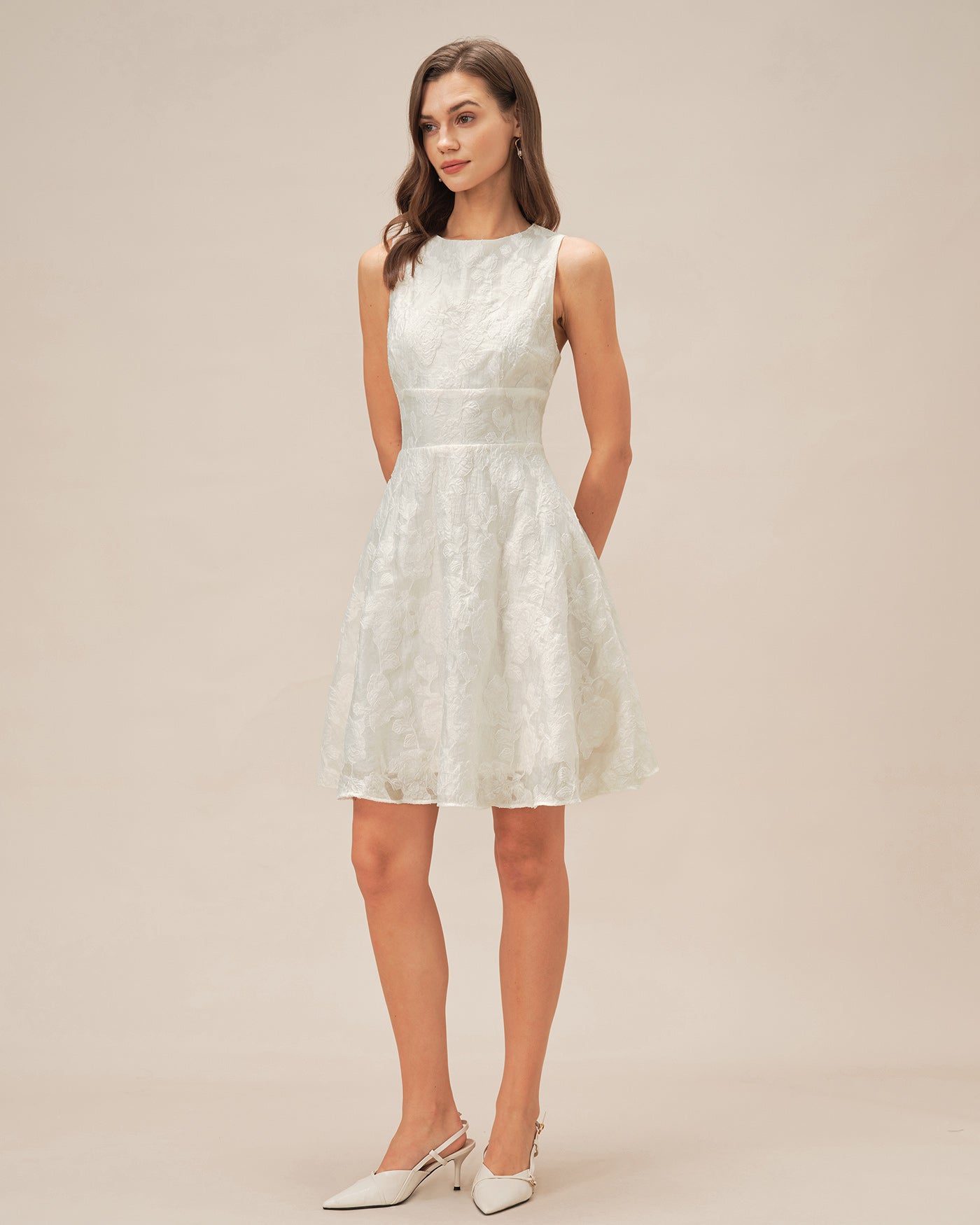 Women's Woven Polyester Mini Dress Dresses - RIHOAS
