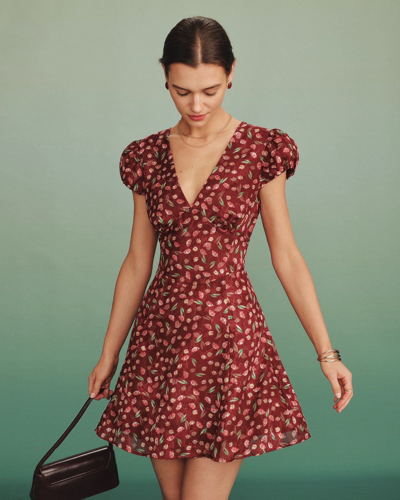 Women's Woven Polyester Mini Dress Dresses - RIHOAS