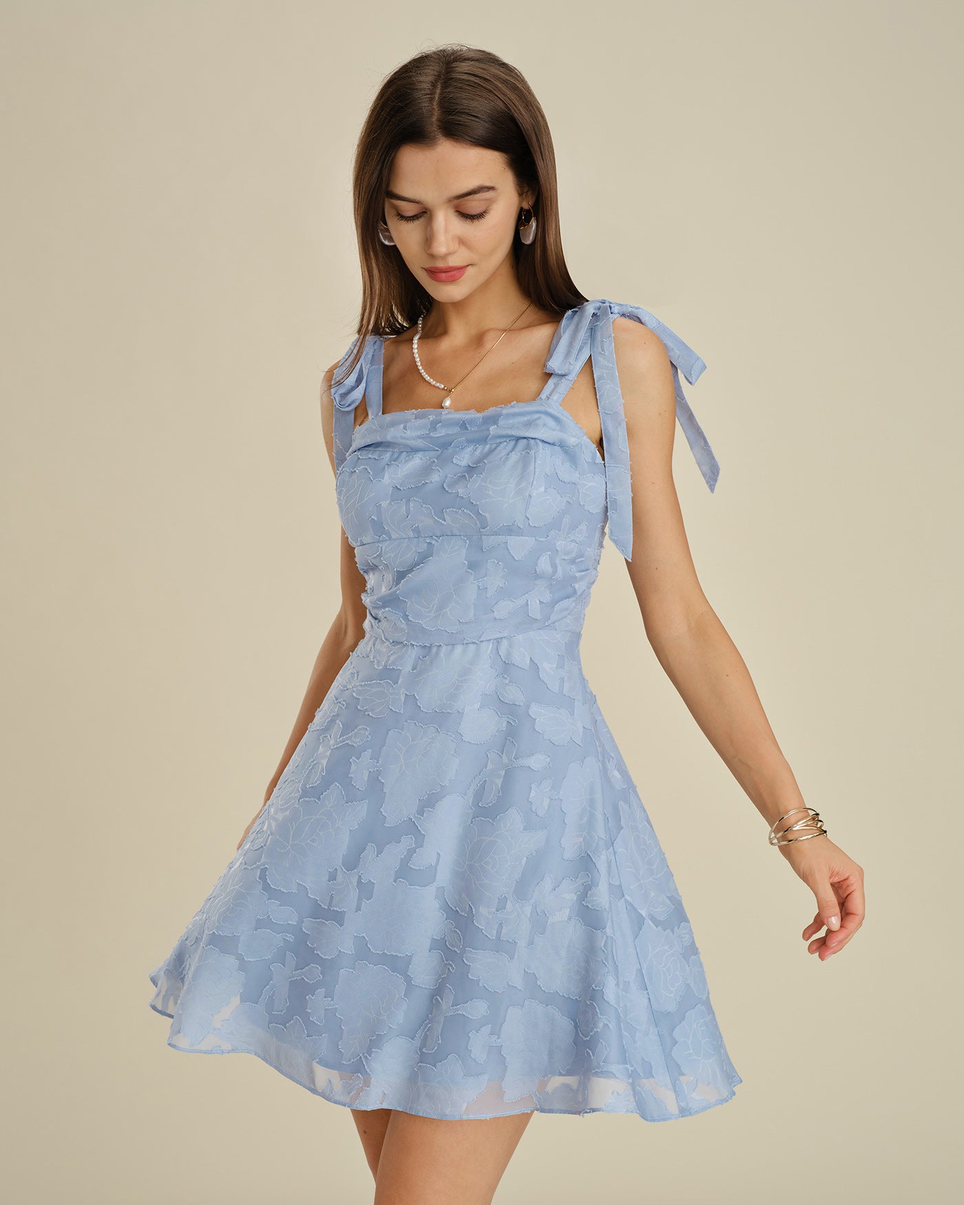 Women's Woven Polyester Mini Dresses Dresses - RIHOAS