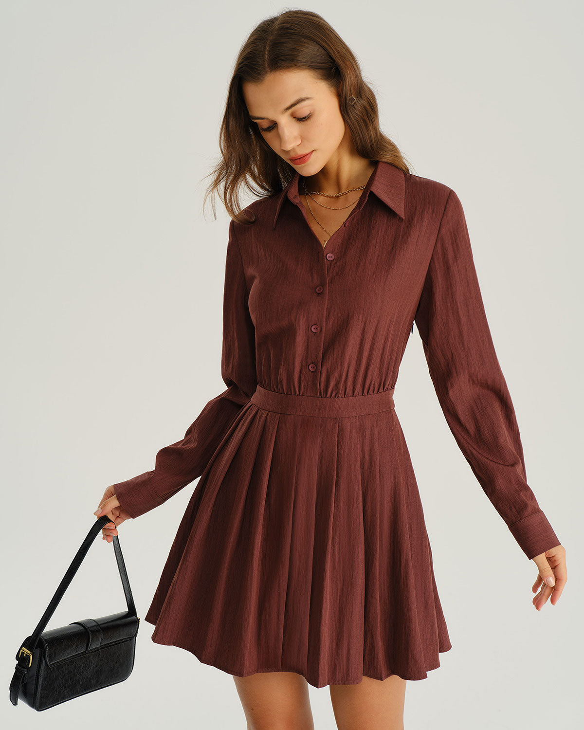 Women's Woven Polyester Mini Dresses Dresses - RIHOAS