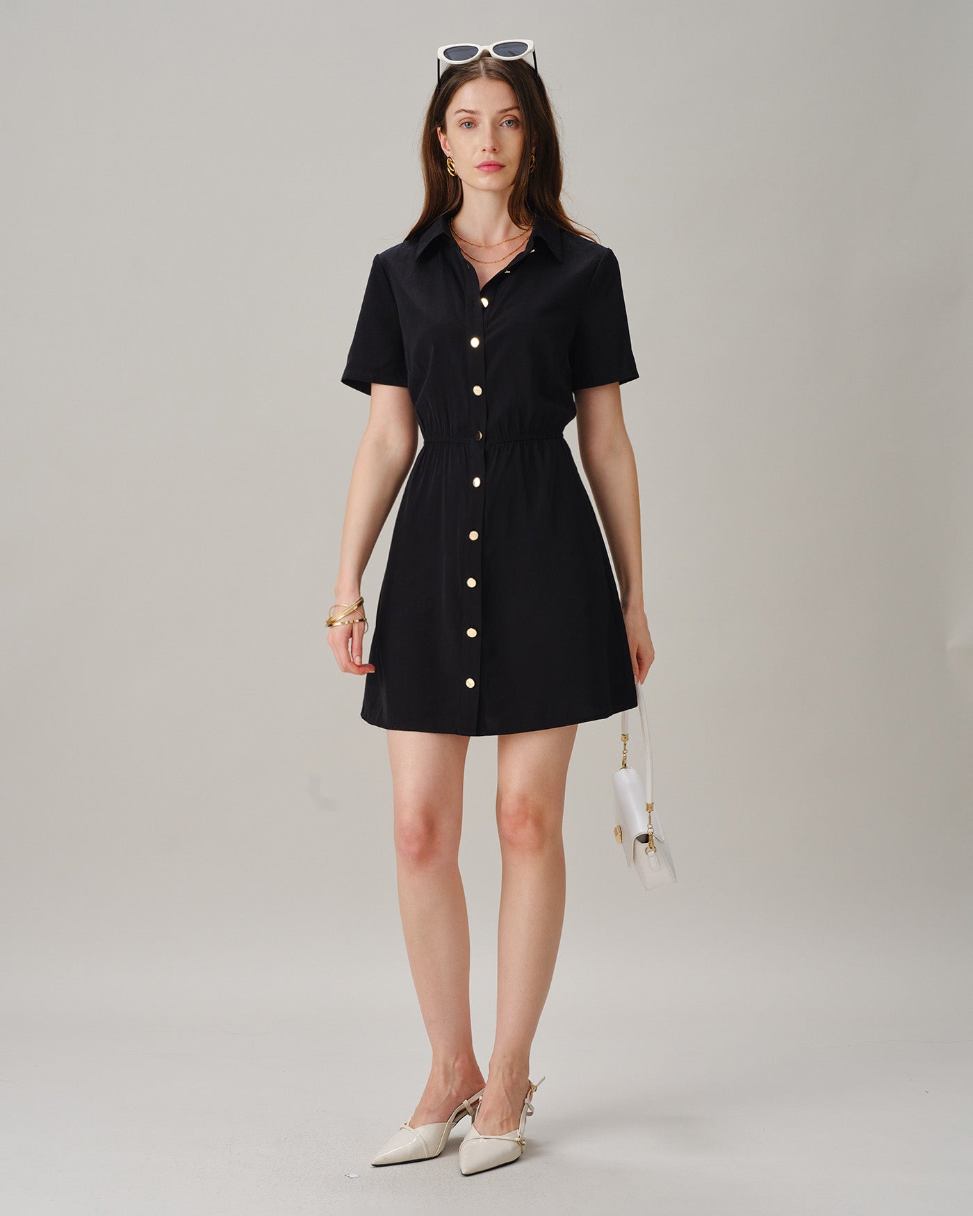 Women's Woven Polyester Mini Dresses Dresses - RIHOAS