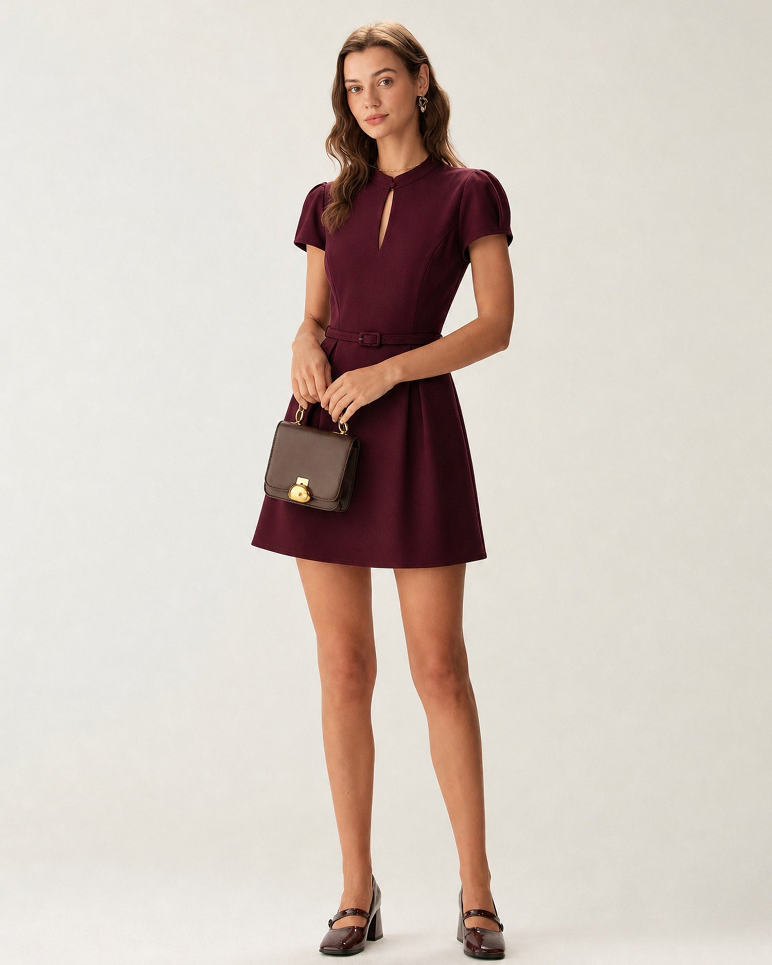 Women's Woven Polyester Mini Dresses Dresses - RIHOAS