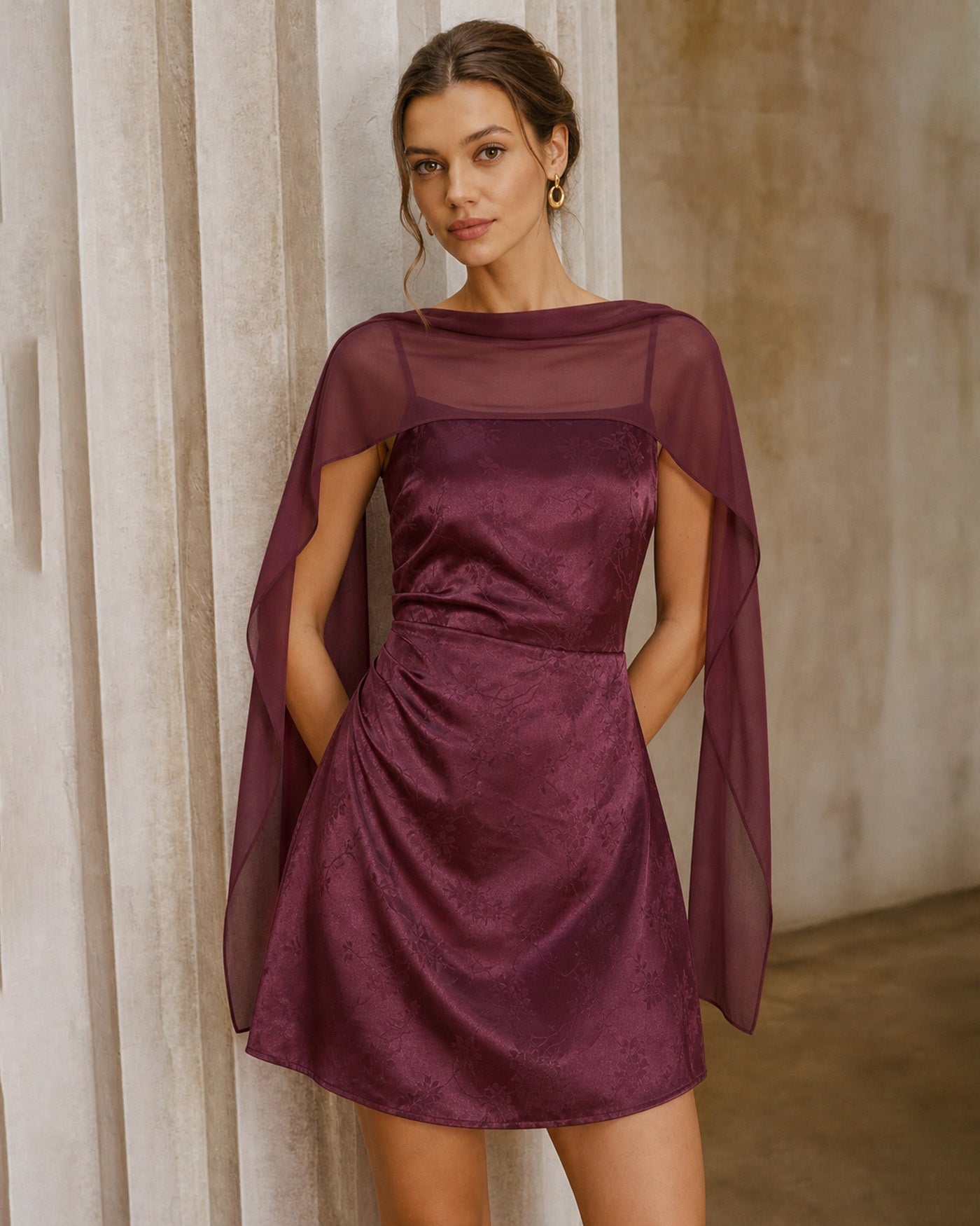 Women's Woven Polyester Mini Dresses Dresses - RIHOAS