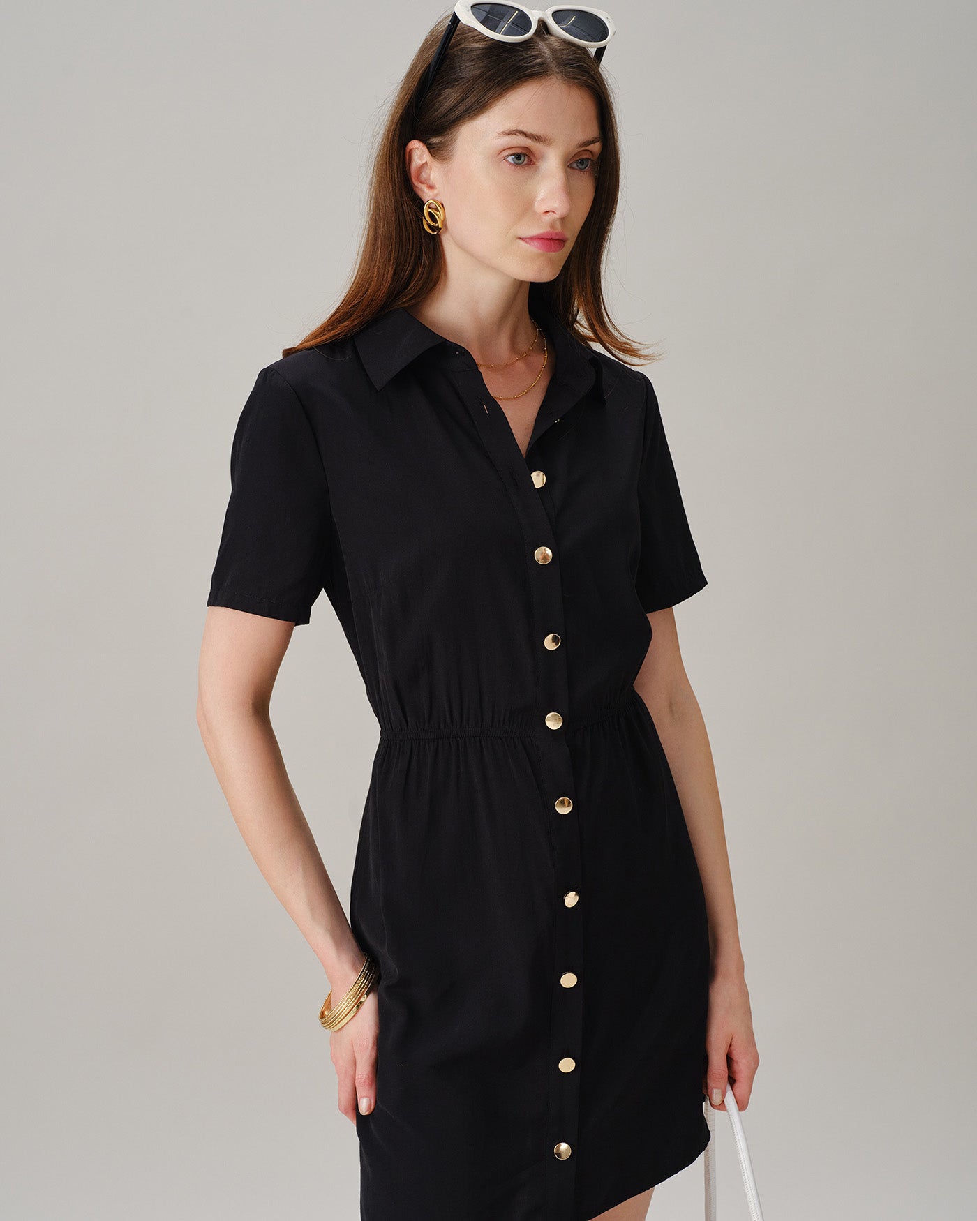 Women's Woven Polyester Mini Dresses Dresses - RIHOAS