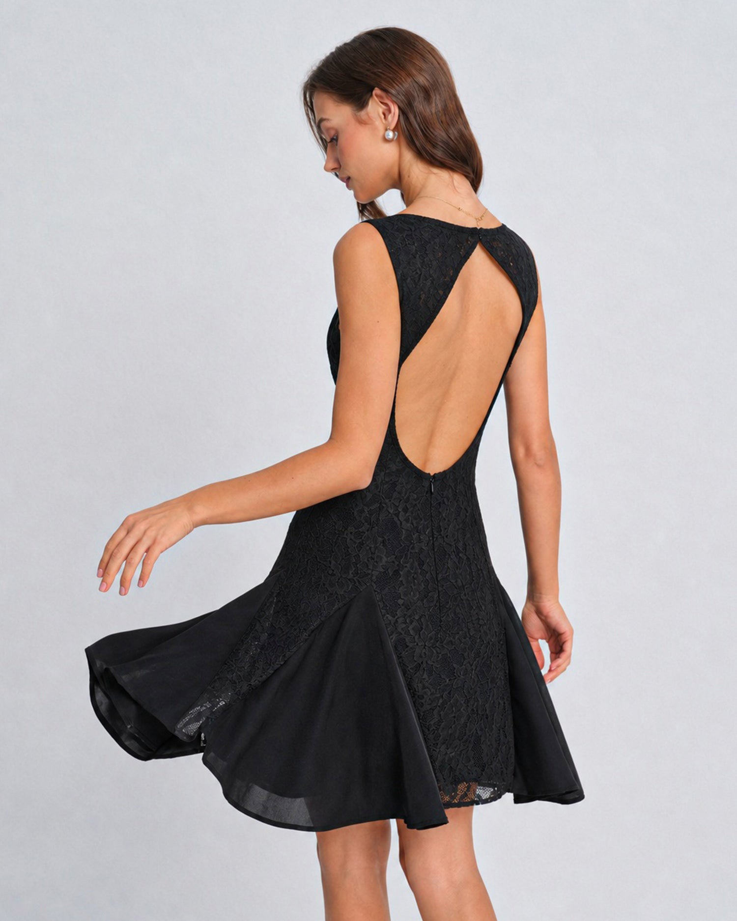 Women's Woven Polyester Mini Dresses Dresses - RIHOAS