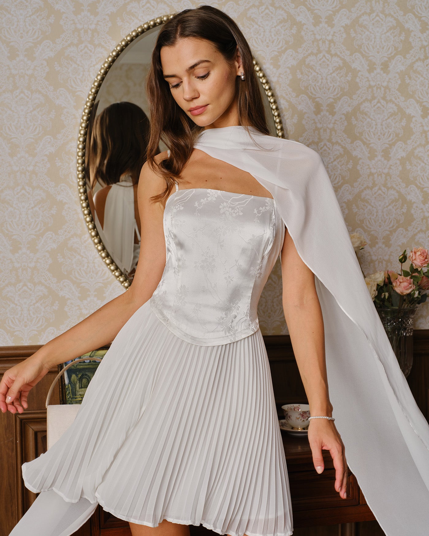 Women's Woven Polyester Mini Dresses Dresses - RIHOAS