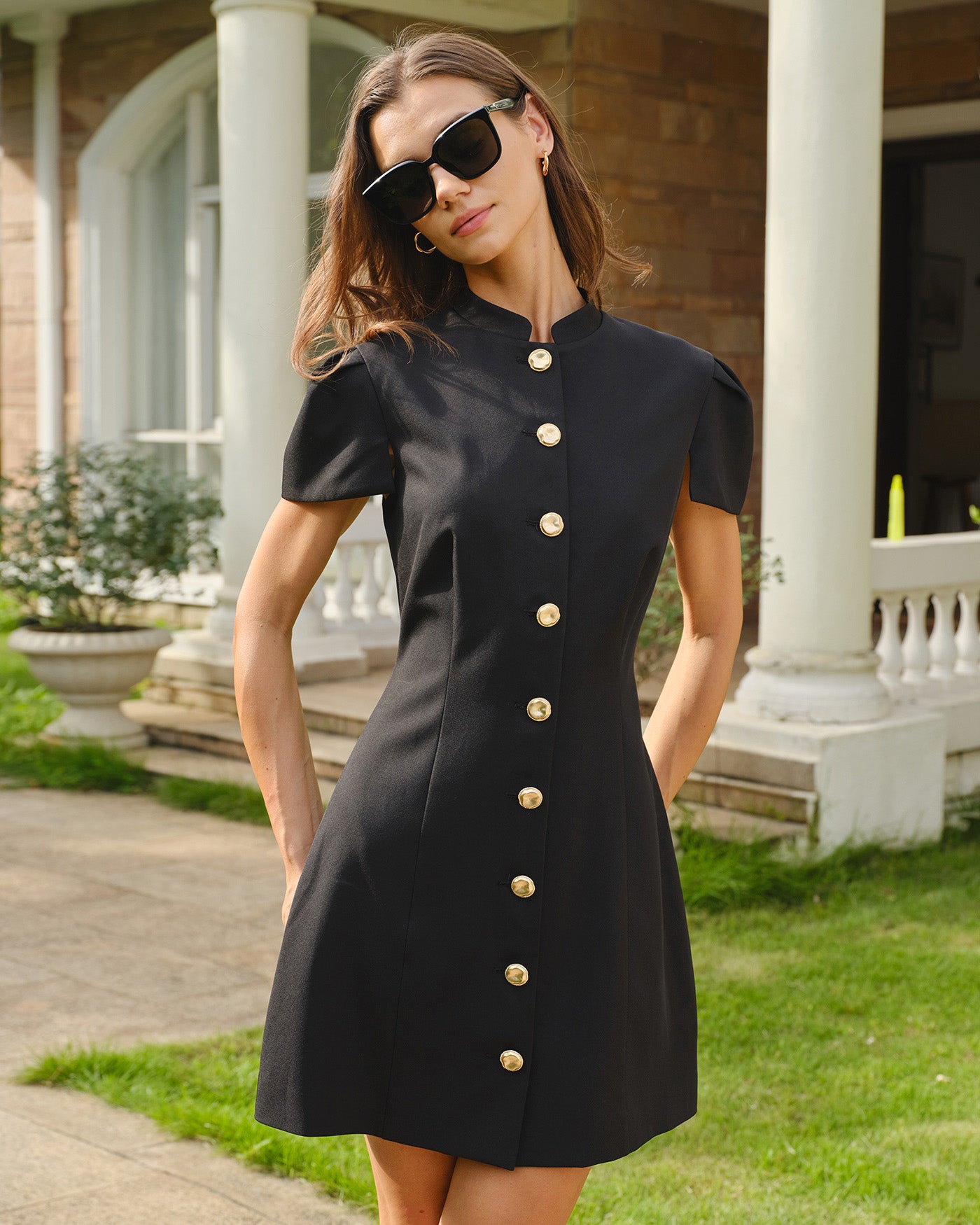 Women's Woven Polyester Mini Dresses Dresses - RIHOAS