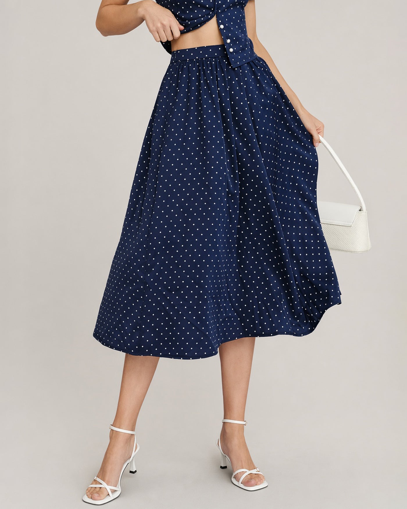 Women's Woven Polyester Skirt Bottoms - RIHOAS