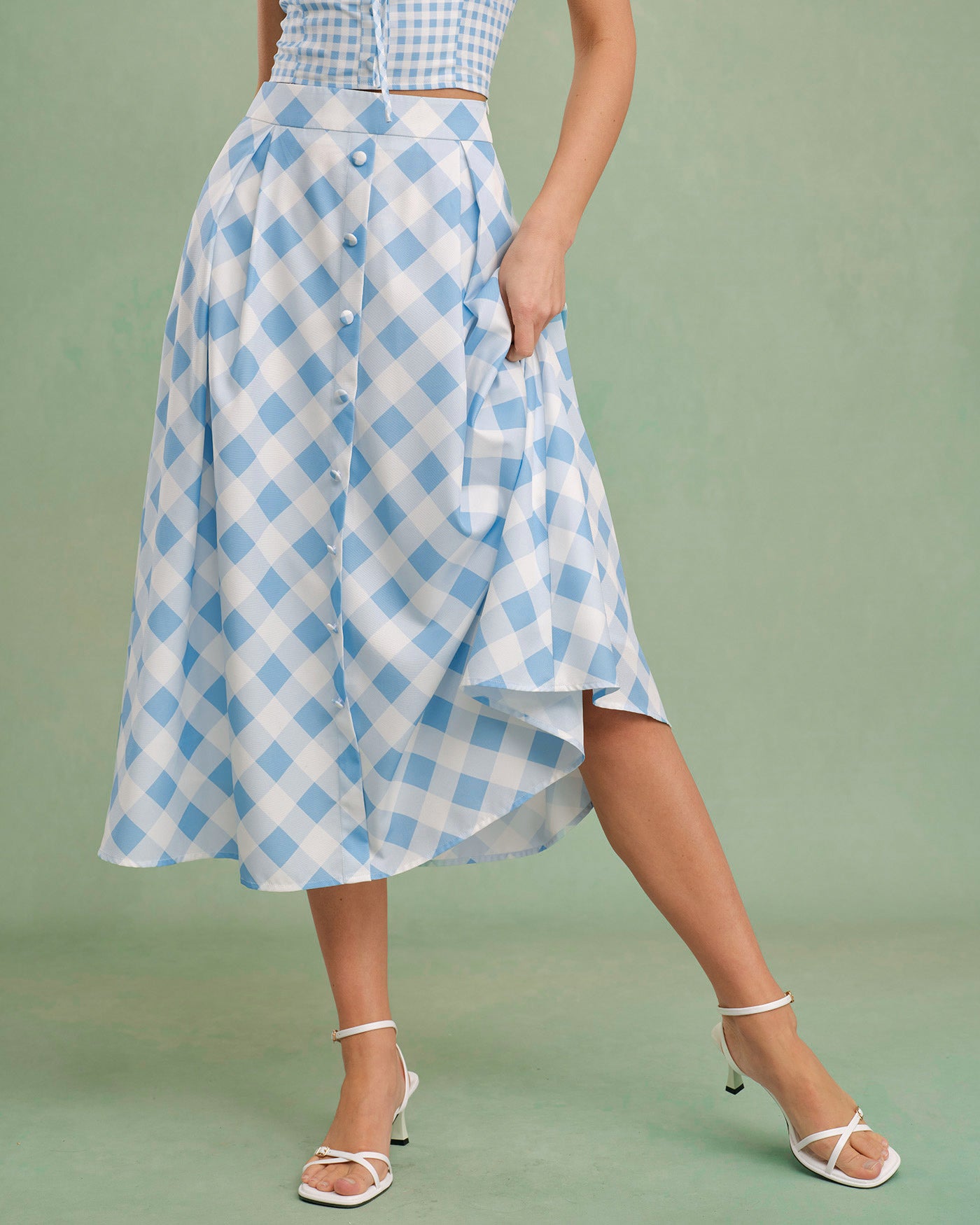 Women's Woven Polyester Skirt Bottoms - RIHOAS