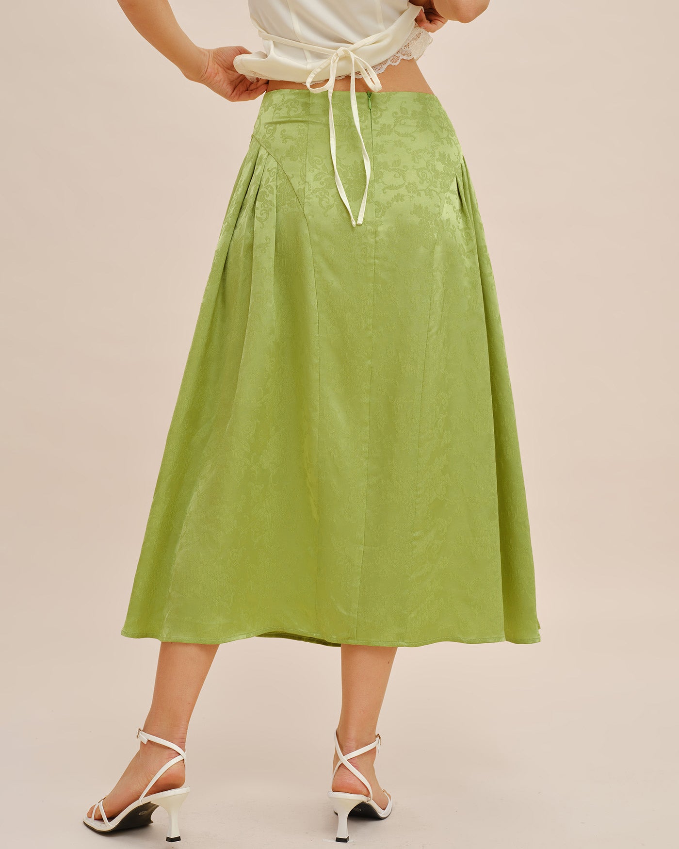 Women's Woven Polyester Skirt Bottoms - RIHOAS