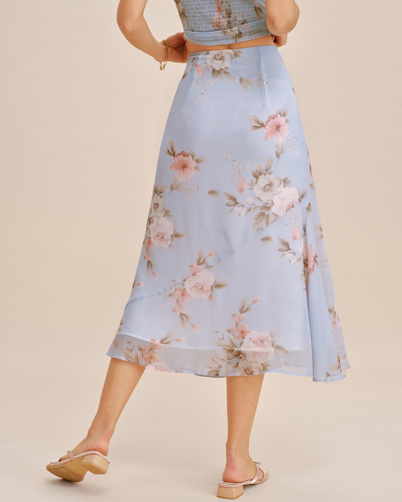 Women's Woven Polyester Skirt Bottoms - RIHOAS