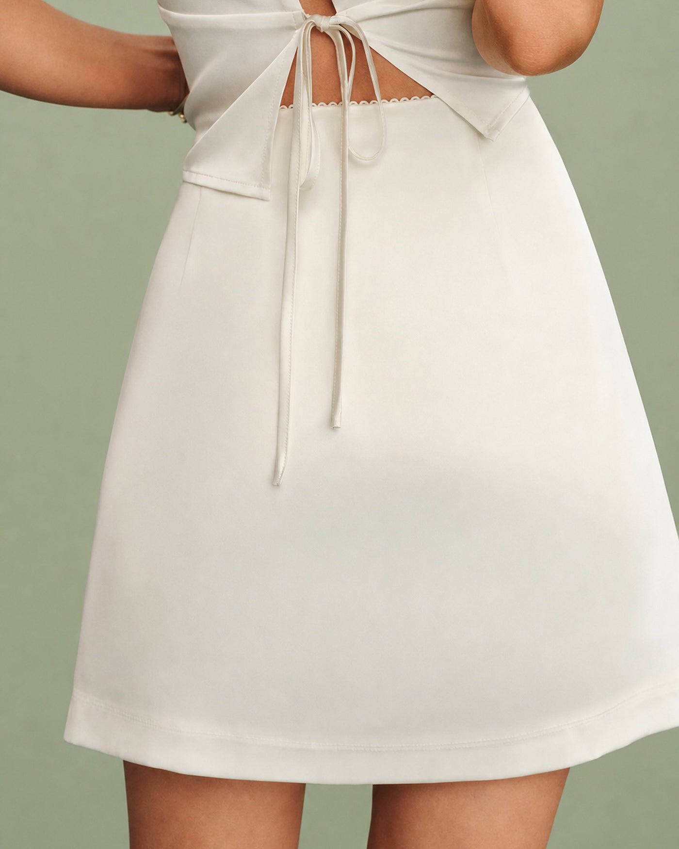 Women's Woven Polyester Skirt Bottoms - RIHOAS
