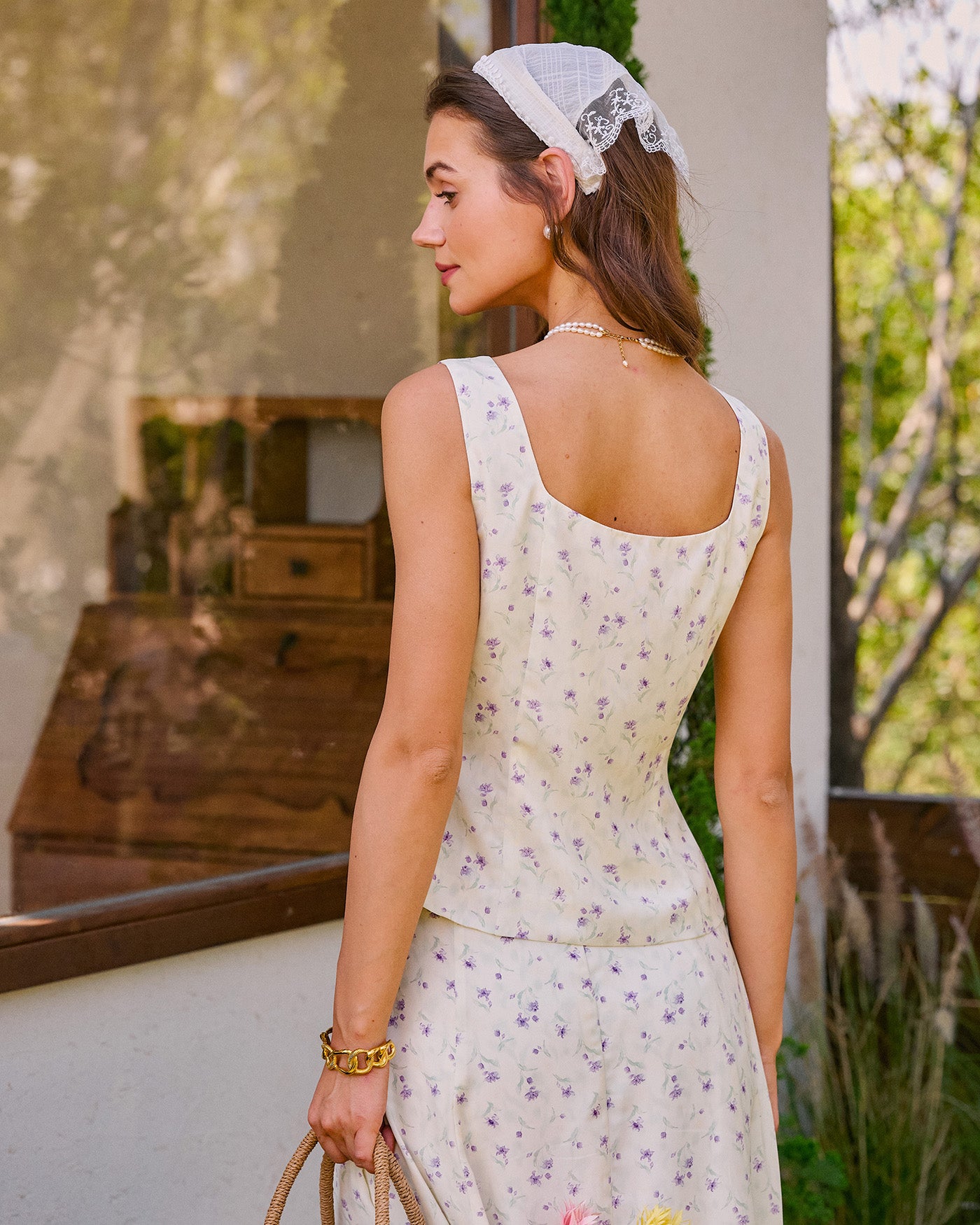 Women's Woven Polyester Tank Tops Tops - RIHOAS