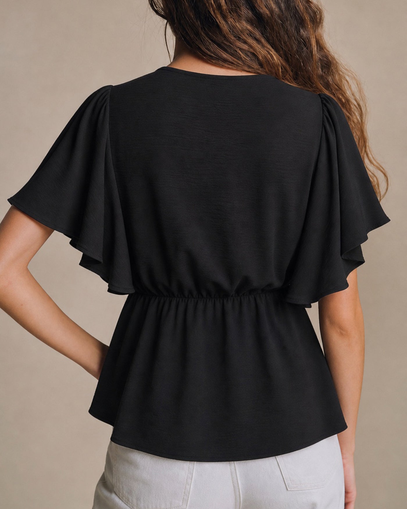 Women's Woven Polyester Top Tops - RIHOAS