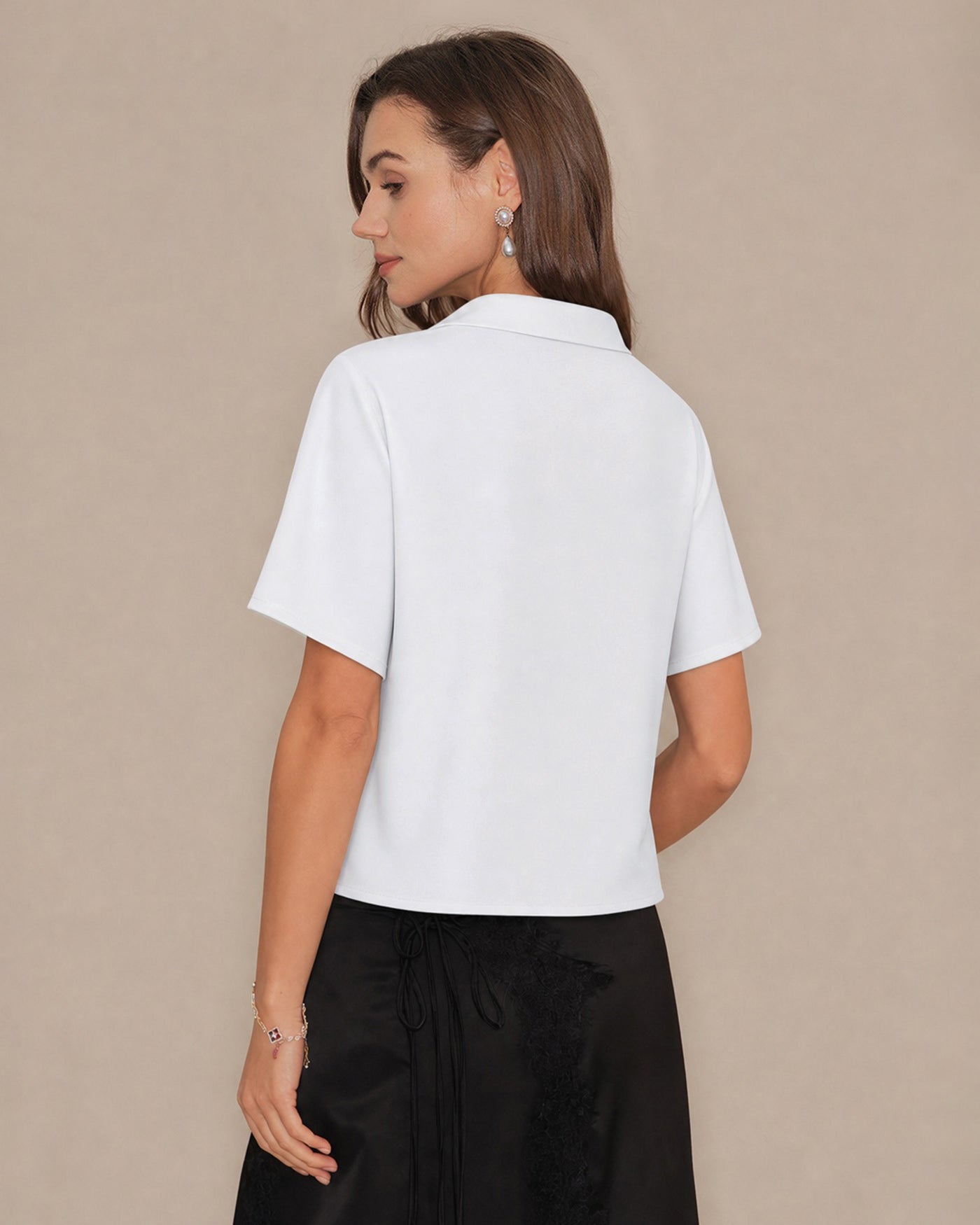 Women's Woven Polyester Tops Tops - RIHOAS
