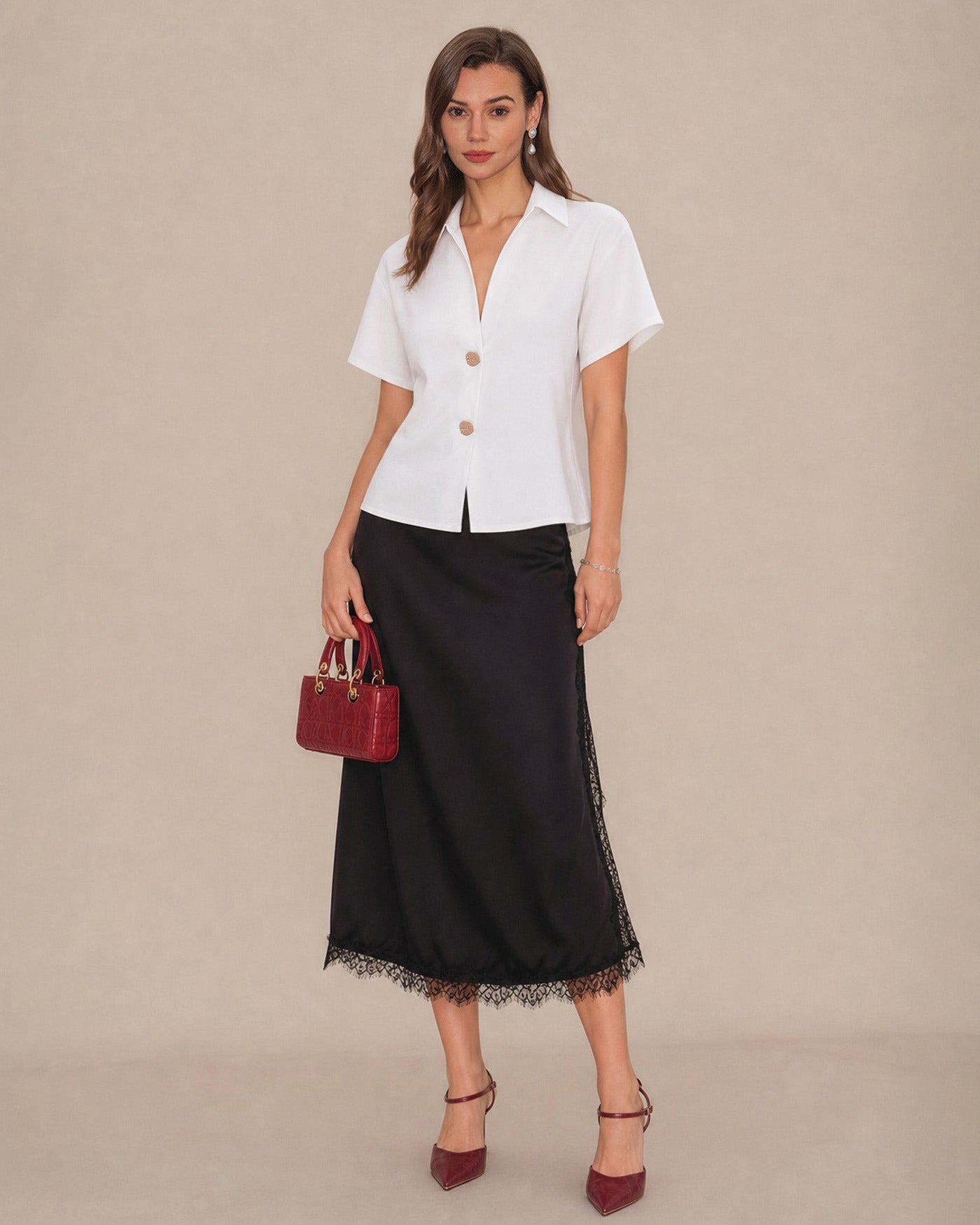 Women's Woven Polyester Tops Tops - RIHOAS