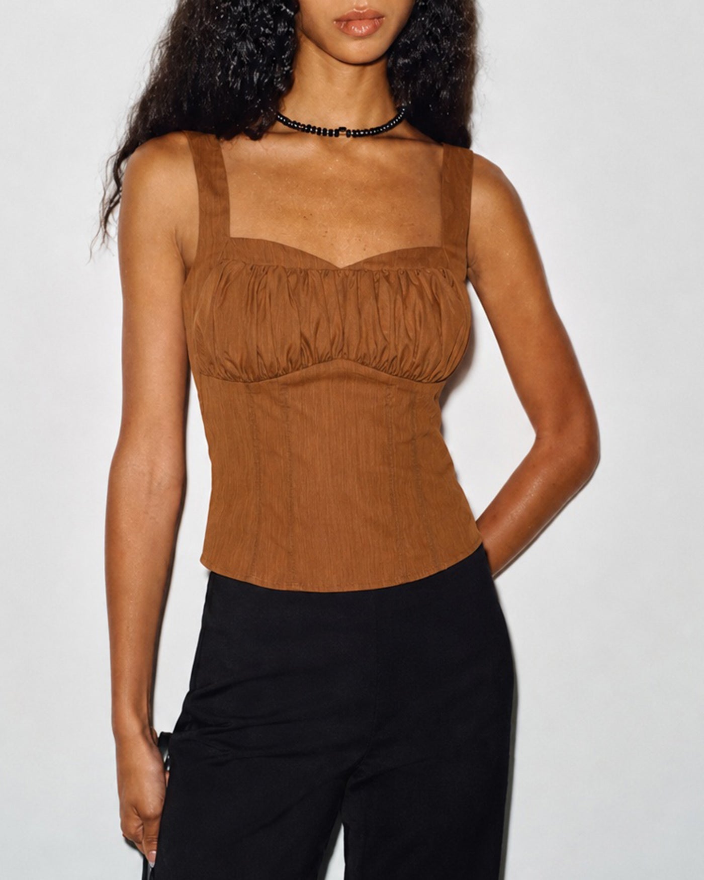 Women's Woven Polyester Vest Tops - RIHOAS
