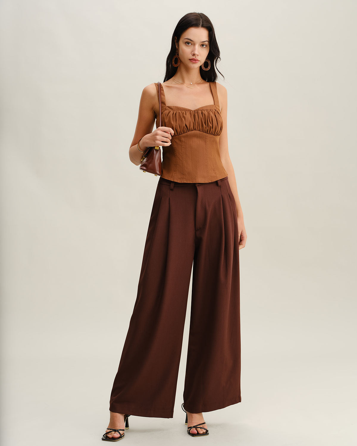 Women's Woven Polyester Vest Tops - RIHOAS