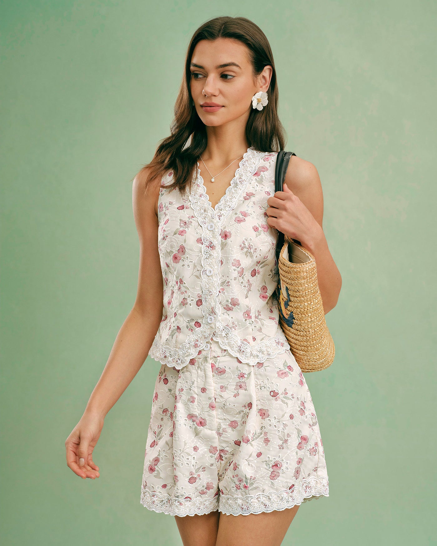 Women's Woven Polyester Vest Tops - RIHOAS