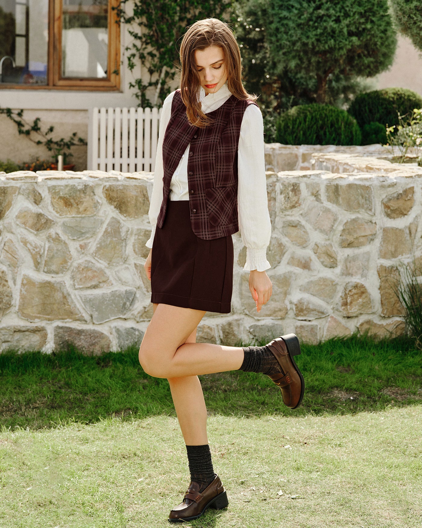 Women's Woven Polyester Vest Tops - RIHOAS