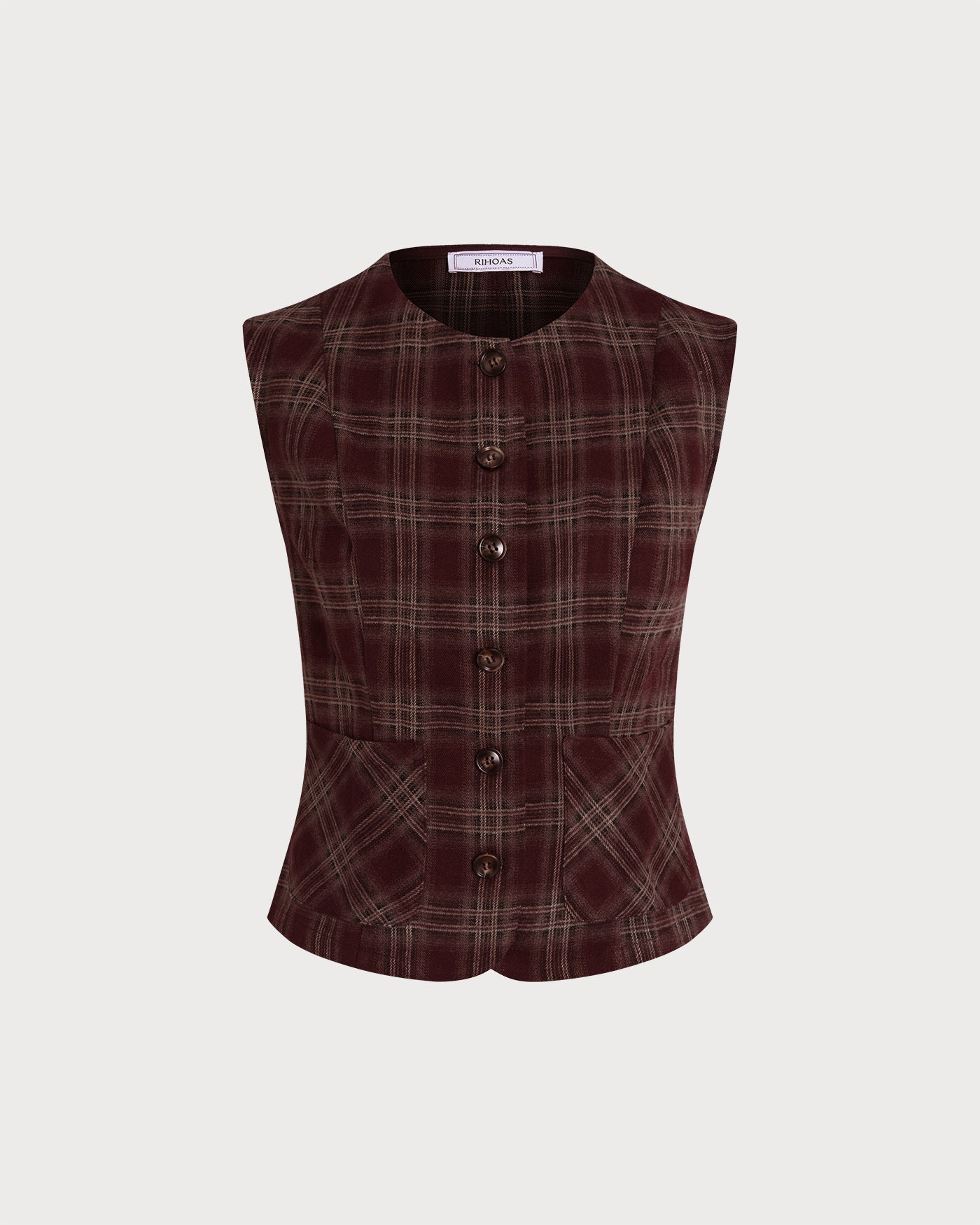 Women's Woven Polyester Vest Tops - RIHOAS