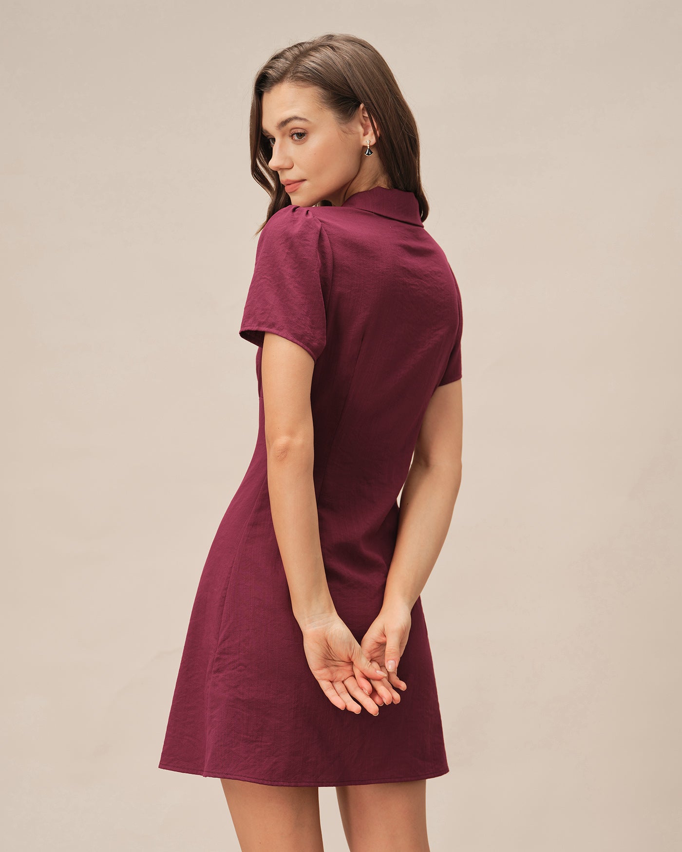 Women's Woven Rayon Mini Dress Dresses - RIHOAS